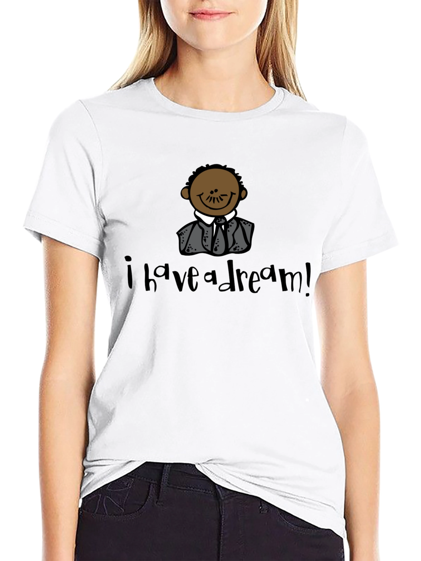 Black I Have a Dream T-Shirt view 9