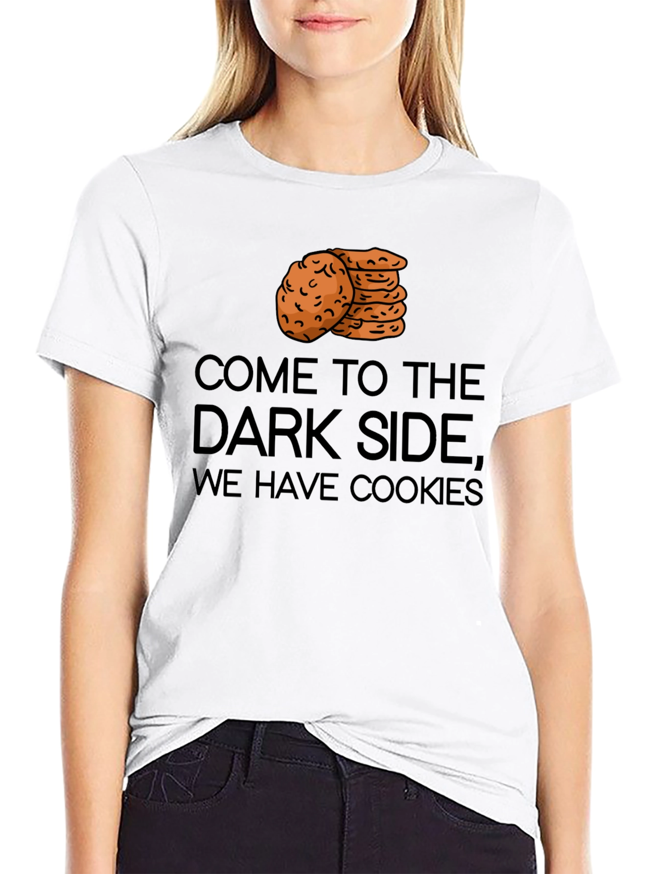Black Come To The Dark Side T-Shirt view 9