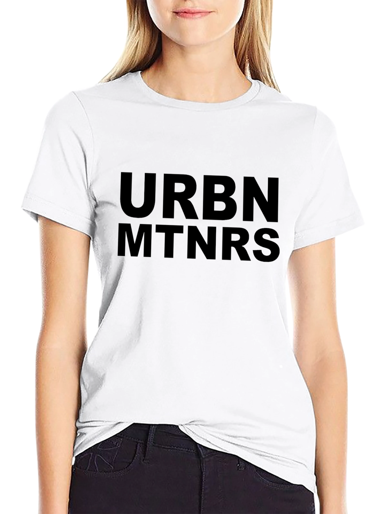 Black URBN MTNRS Black T-Shirt view 9