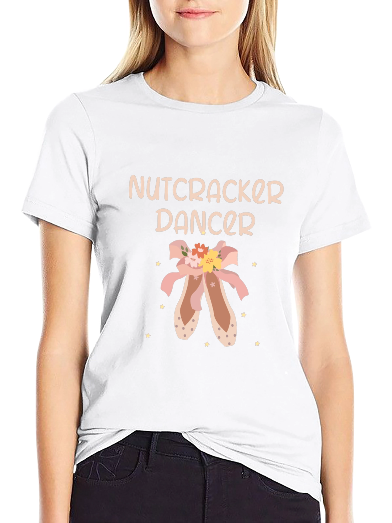 Black Nutcracker Dancer Ballet T-Shirt view 9