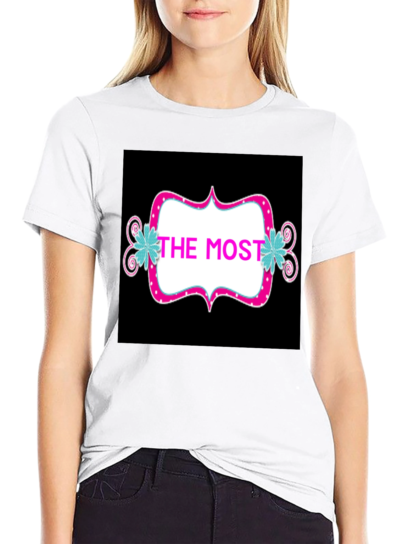 Black The Most T-Shirt - Stylish Graphic Tee view 9