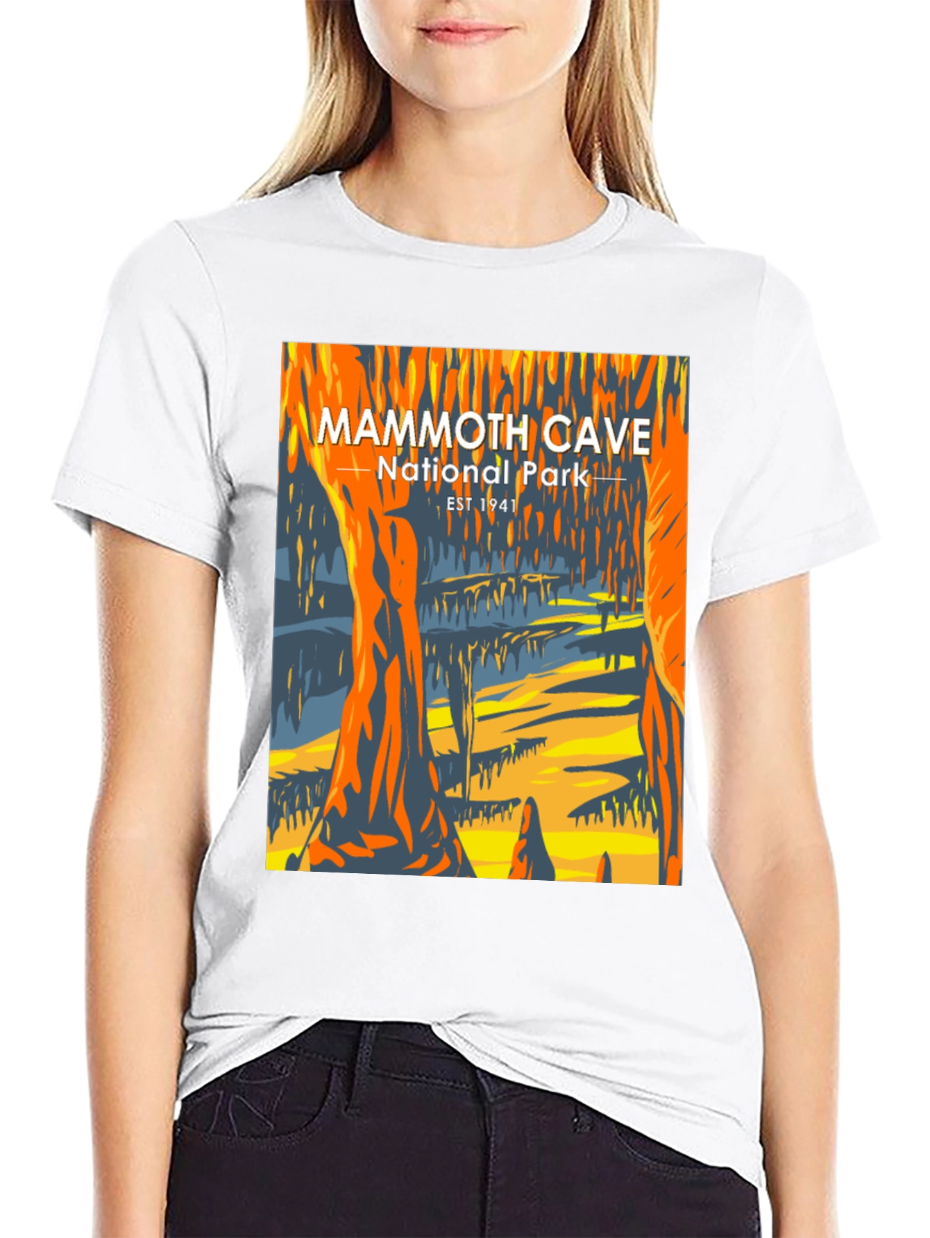 Black Mammoth Cave National Park T-Shirt view 9