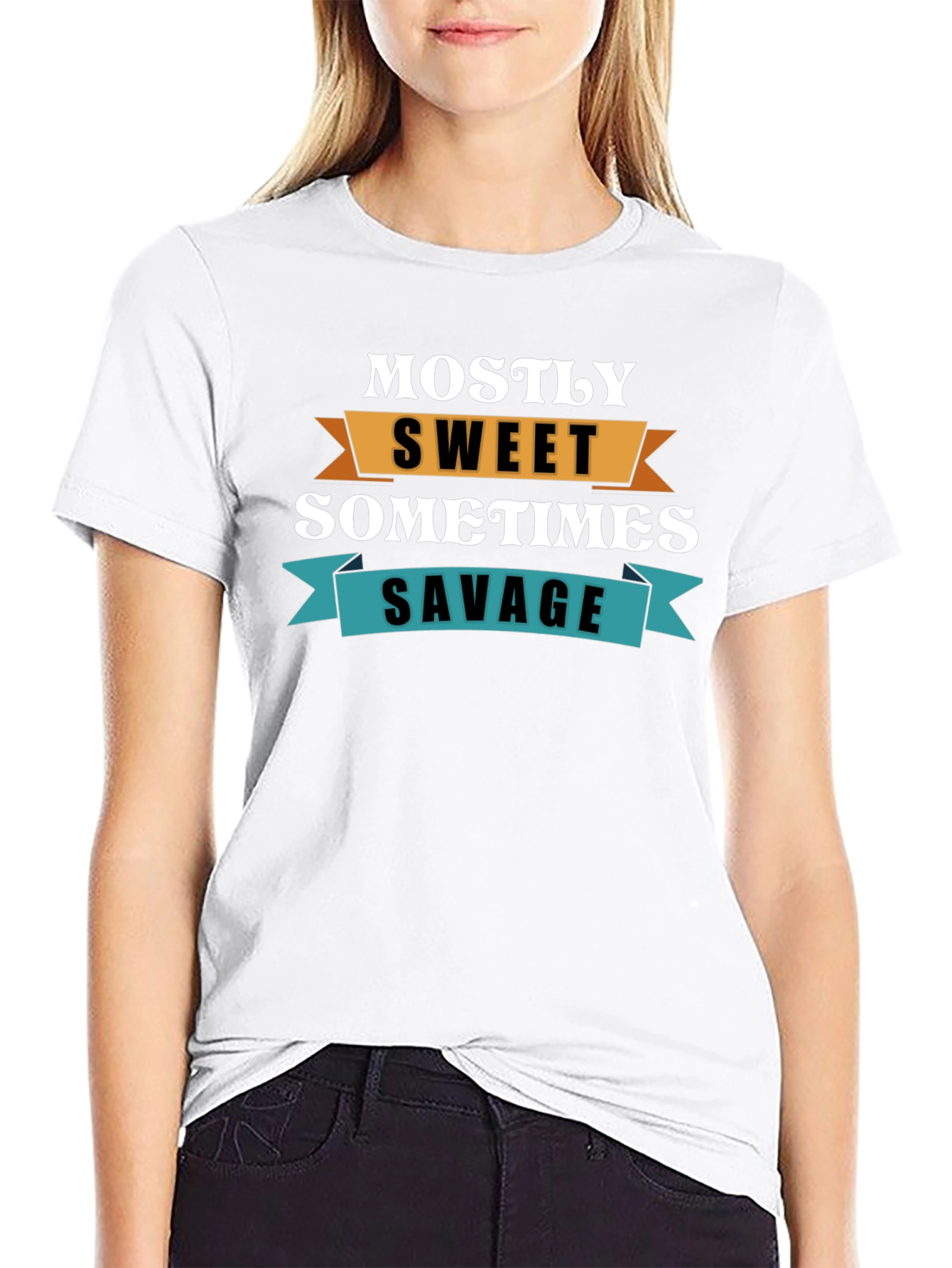 Mostly Sweet Sometimes Savage Graphic Tee - 9