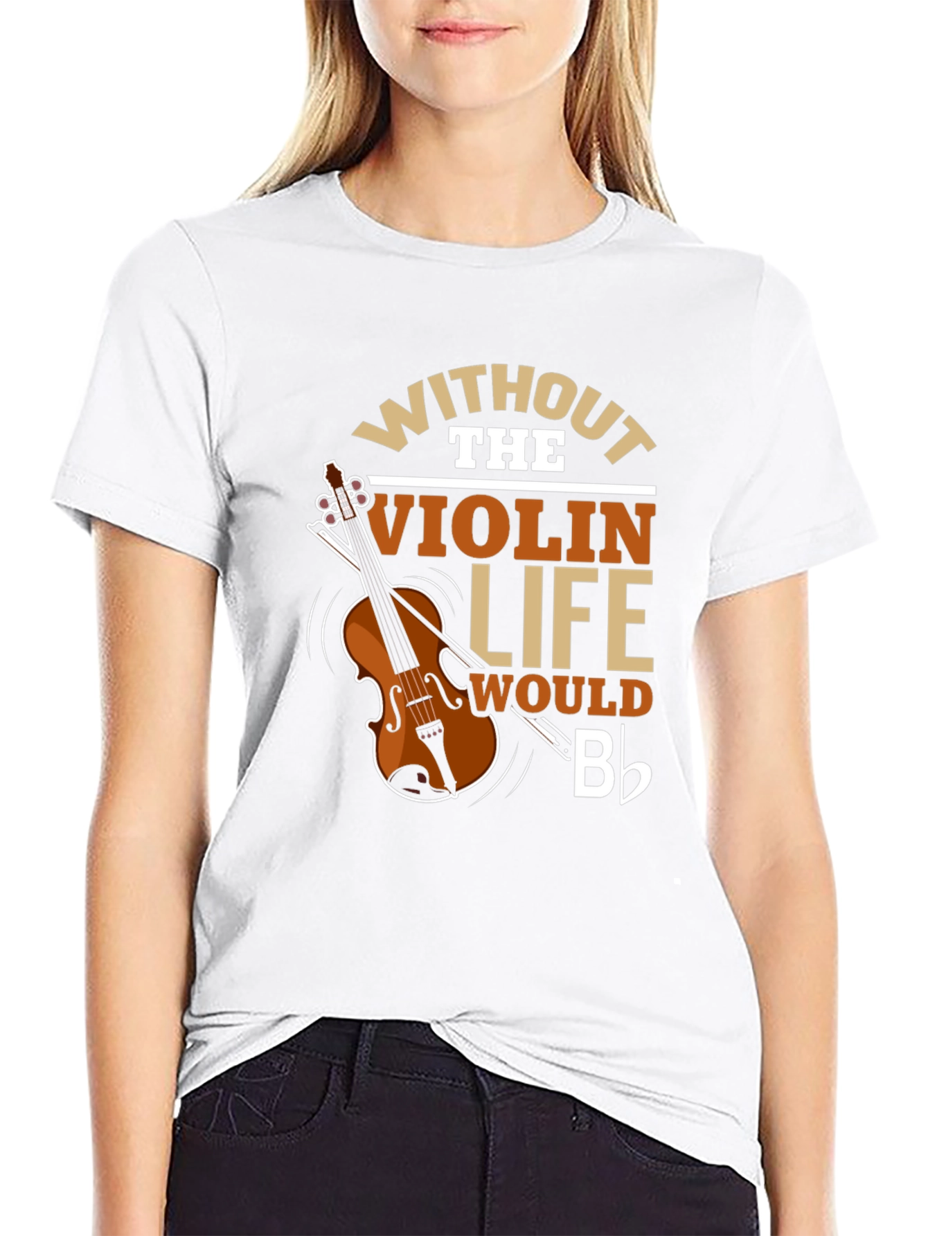 Black Violin Life T-Shirt - Music Lover Tee view 9