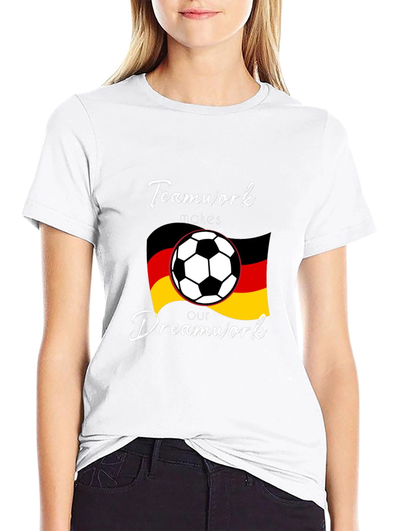 Teamwork Dreamwork Soccer T-Shirt - 9