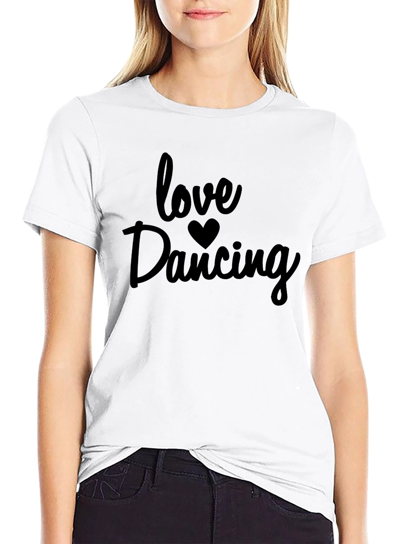 Black Love Dancing Black Graphic Tee Shirt view 9