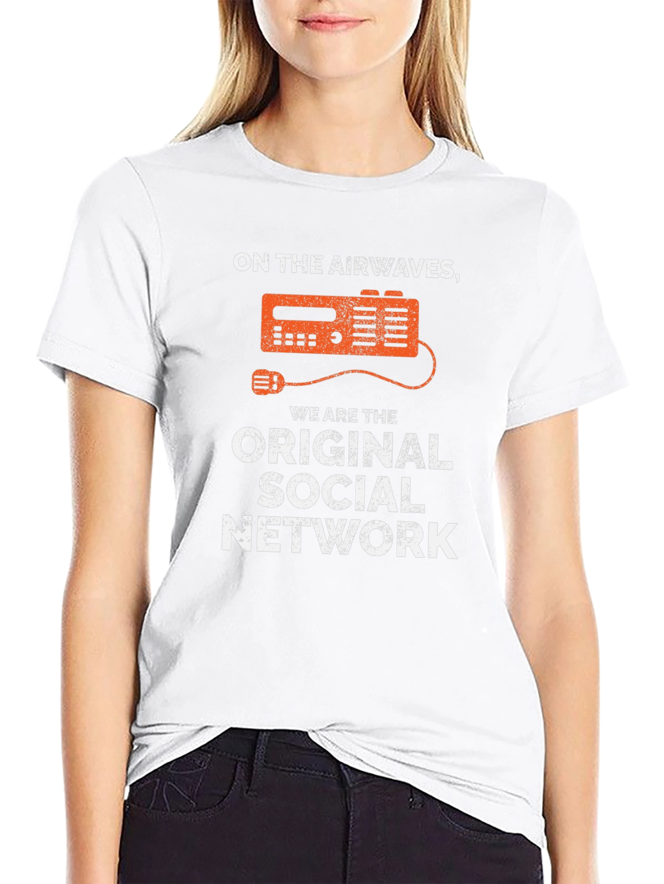 Black On the Airwaves Original Social Network T-Shirt view 9