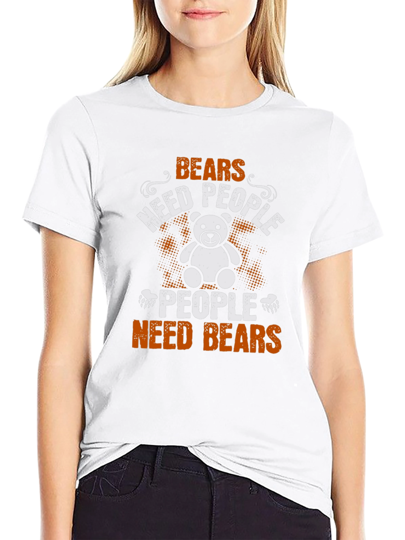 Black Bears Need People T-Shirt view 9