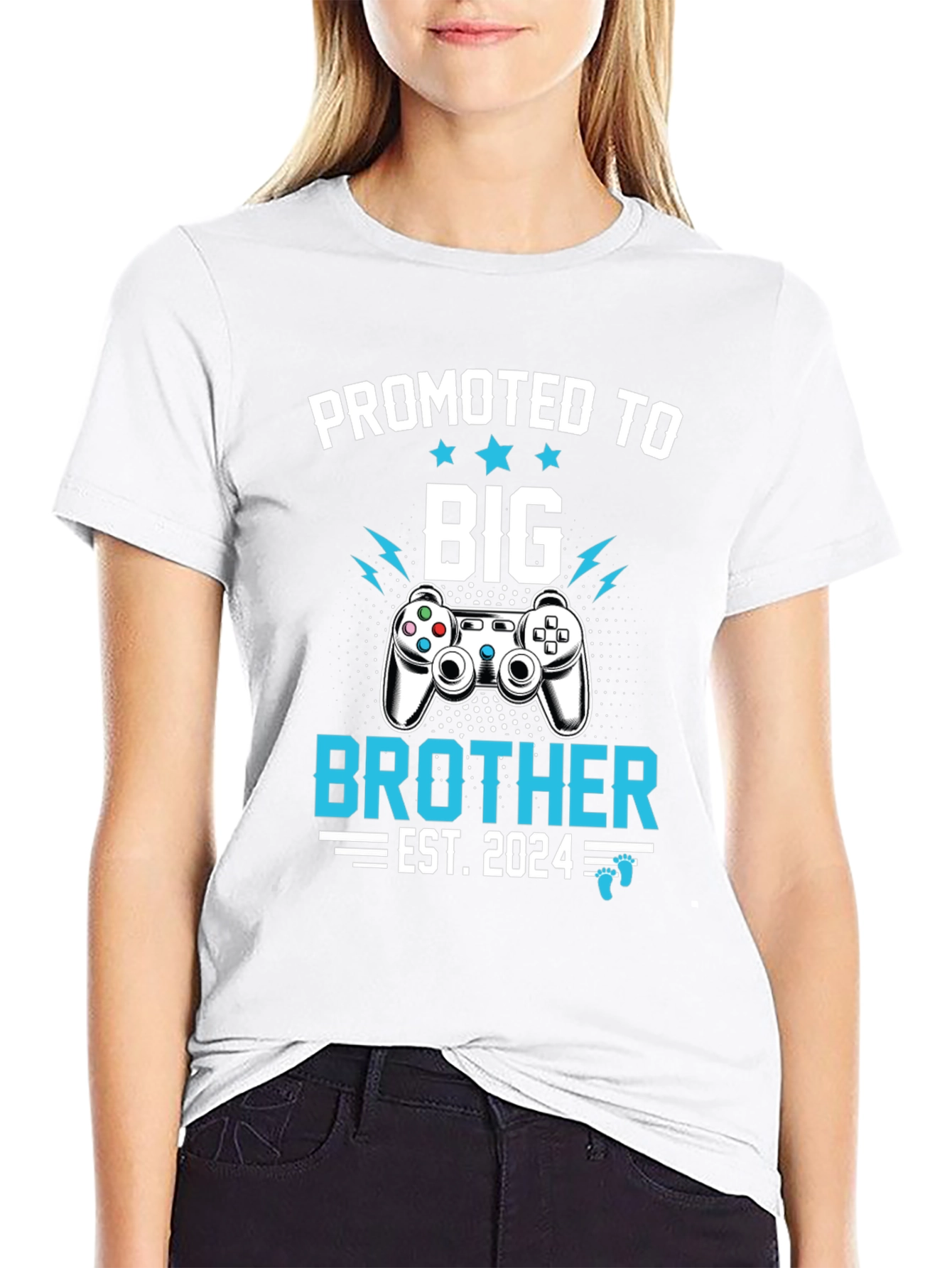 Black Promoted to Big Brother Gamer T-Shirt Est. 2024 view 9