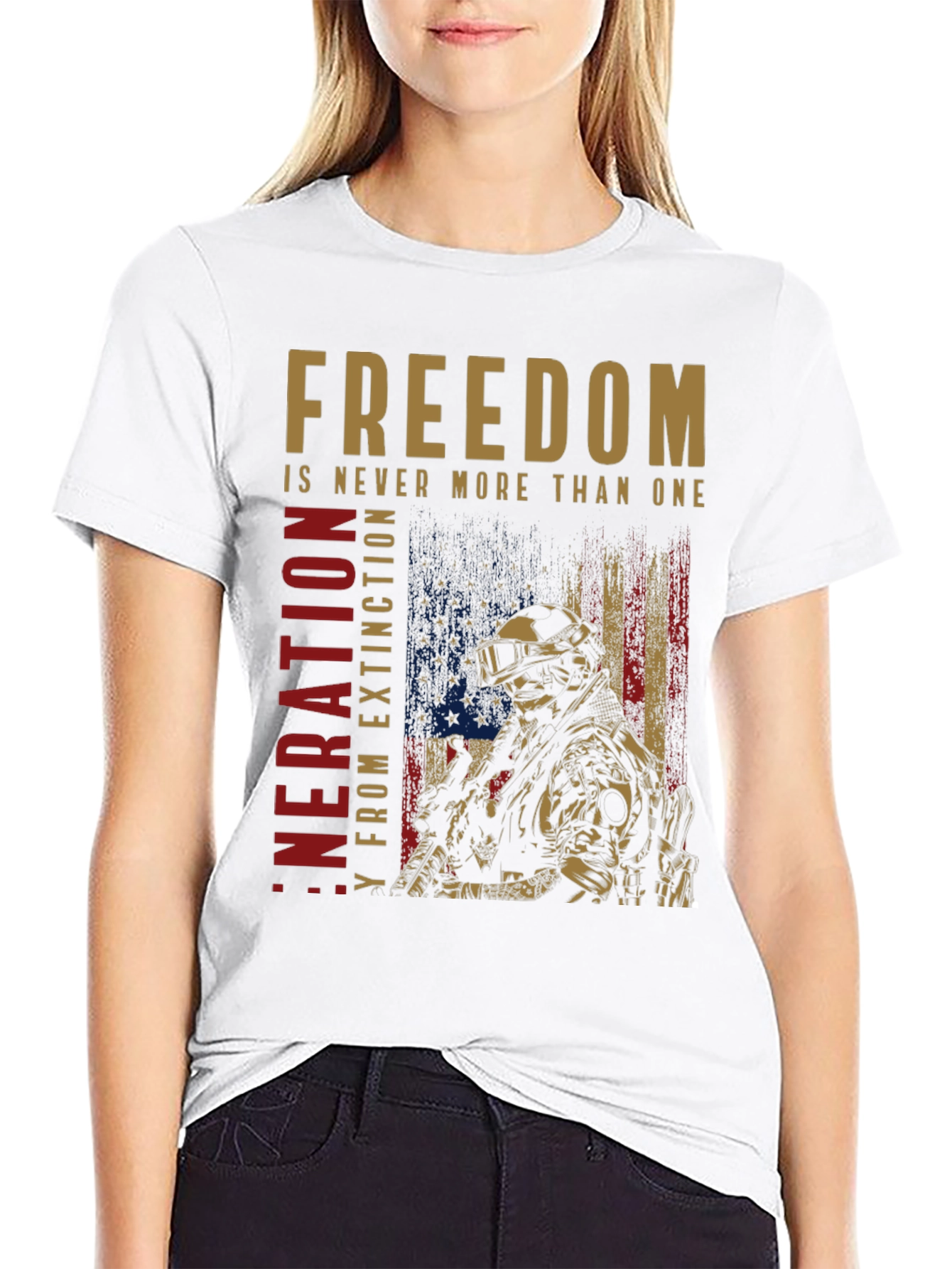 Black Freedom Generation T-Shirt view 9