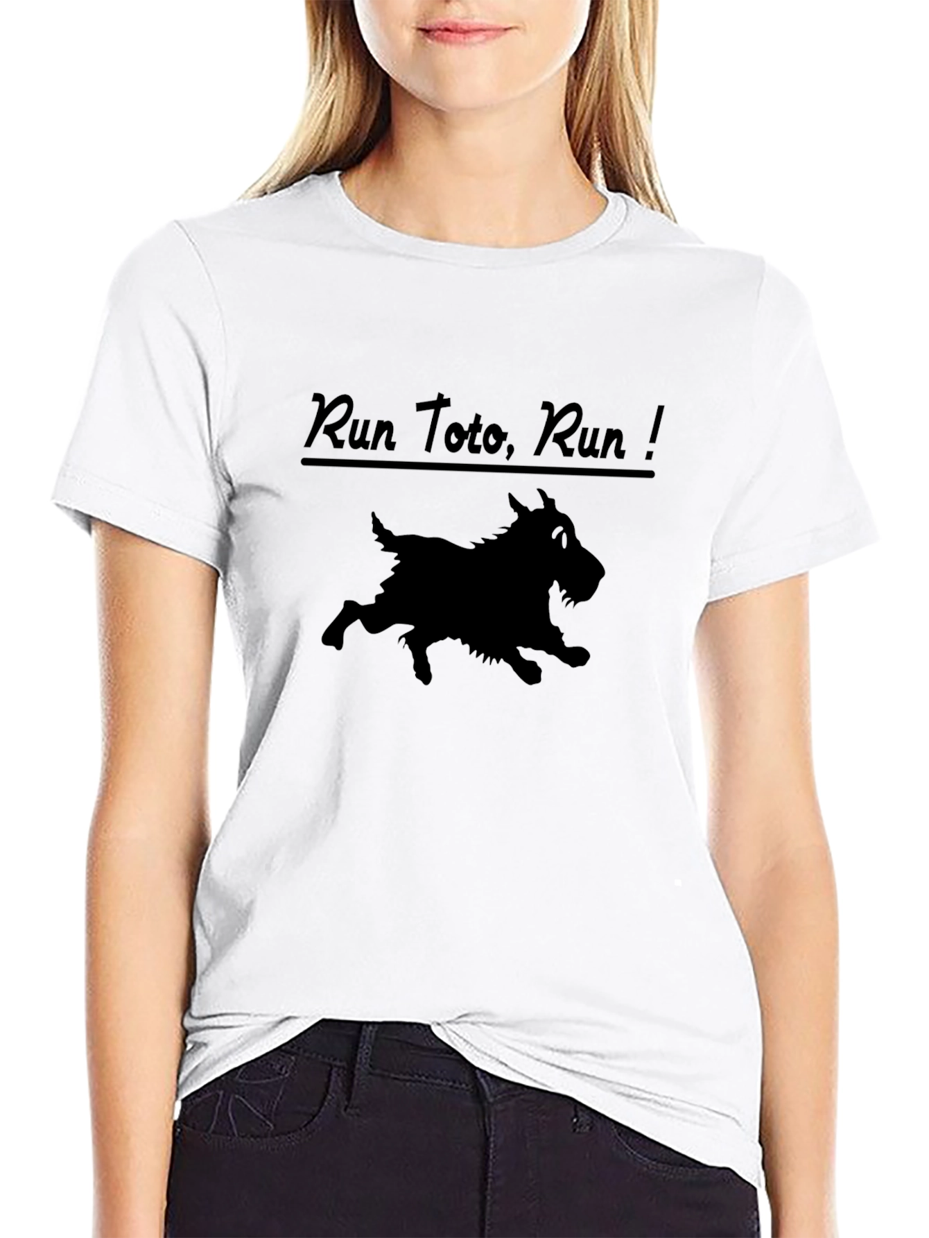 Black Run Toto Run T-Shirt view 9