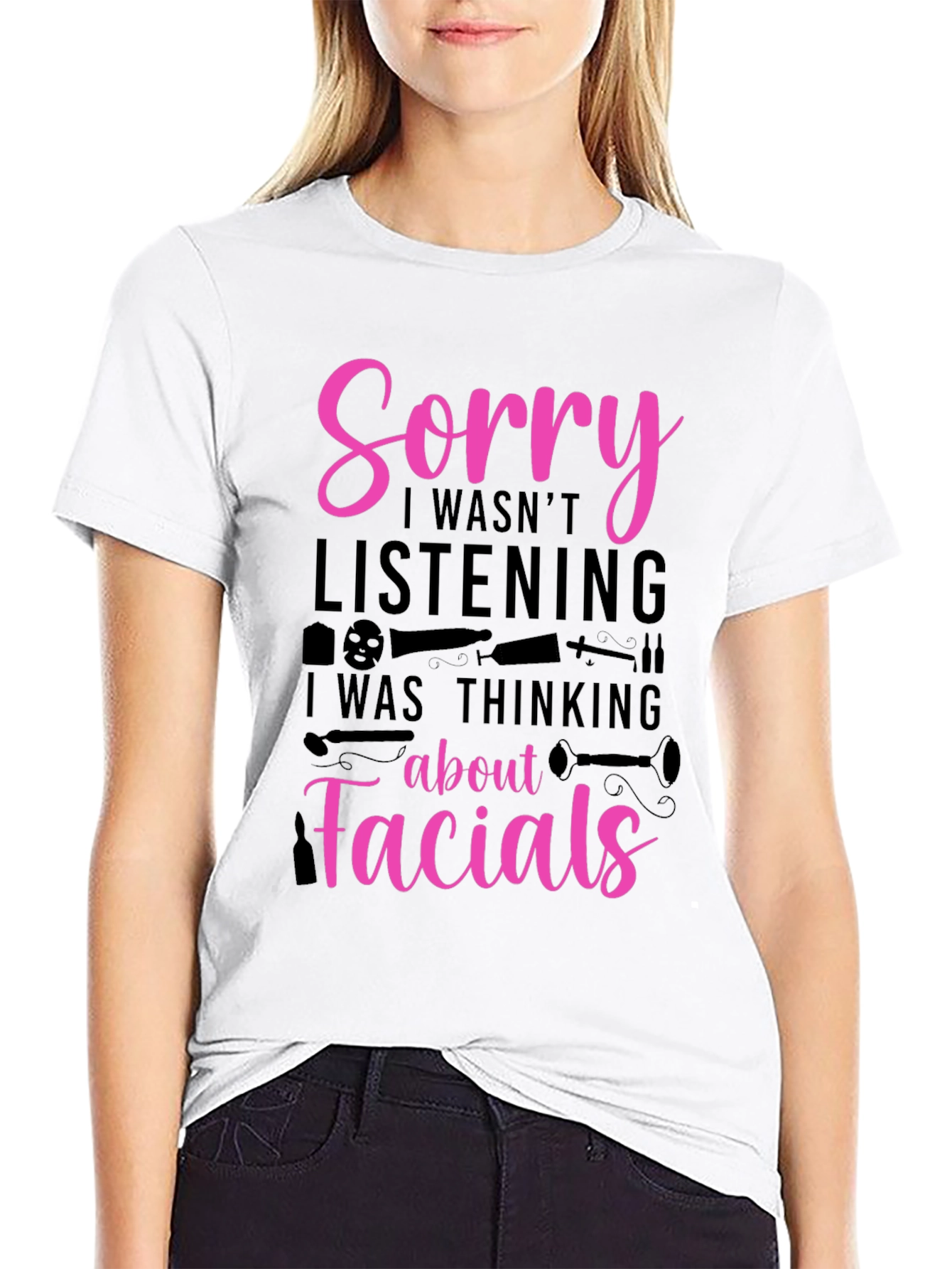 Sorry Facials T-Shirt - Funny Esthetician Tee - 9