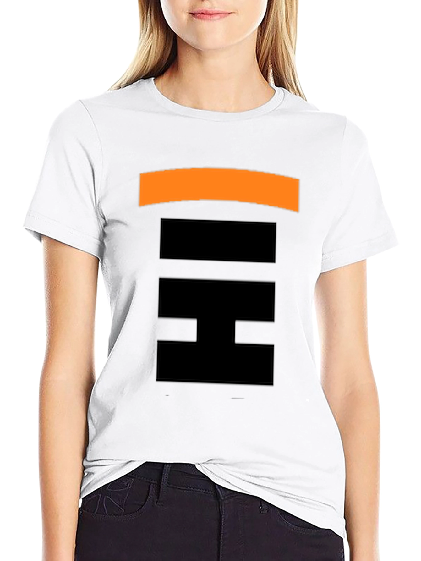 Black Abstract Pattern Black T-Shirt for Men view 9