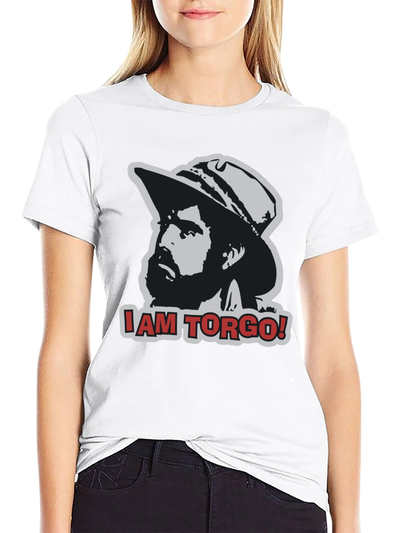 Black I am Torgo! T-Shirt - MST3K Tribute view 9