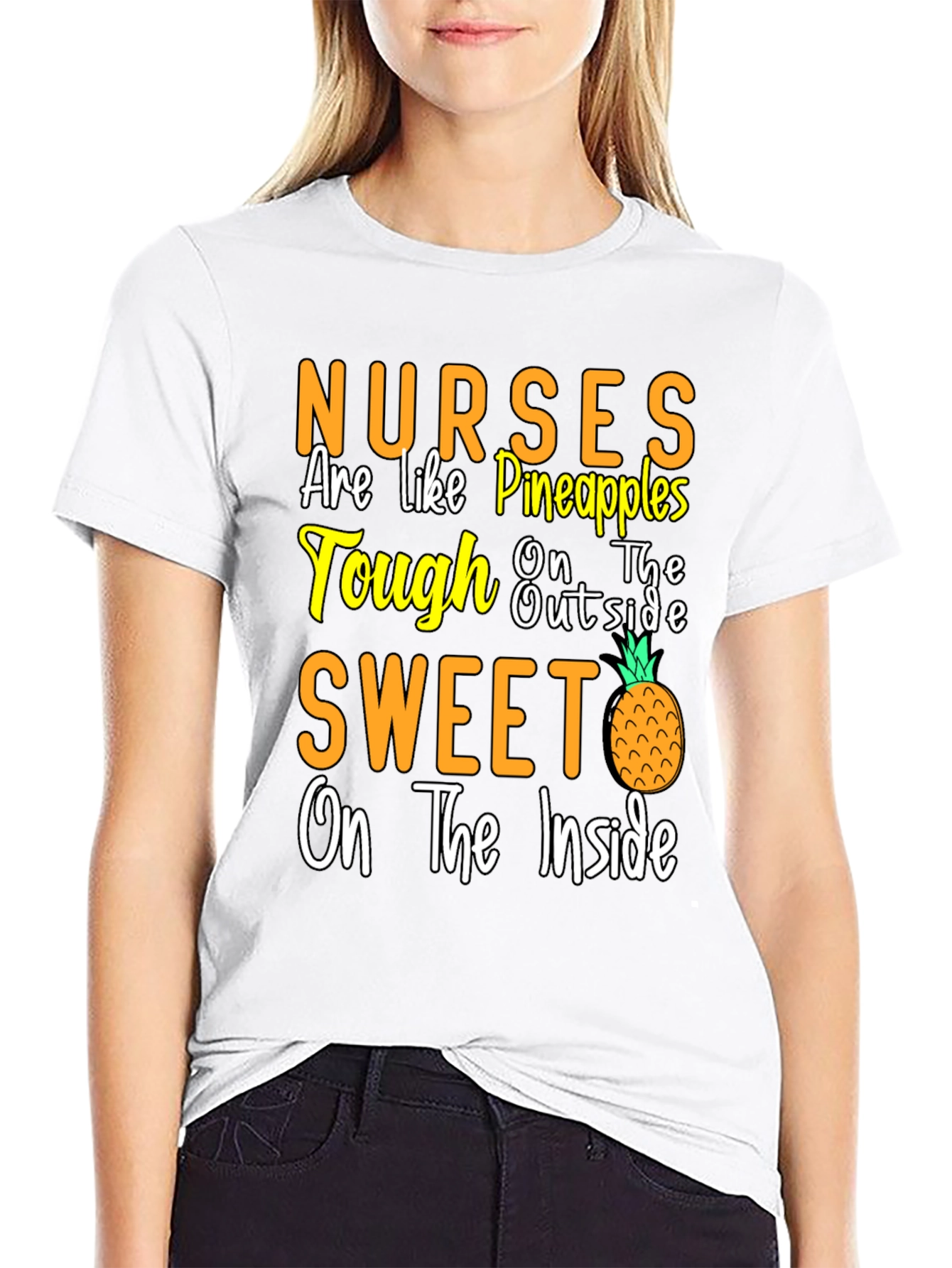 Black Nurses Are Like Pineapples T-Shirt view 9