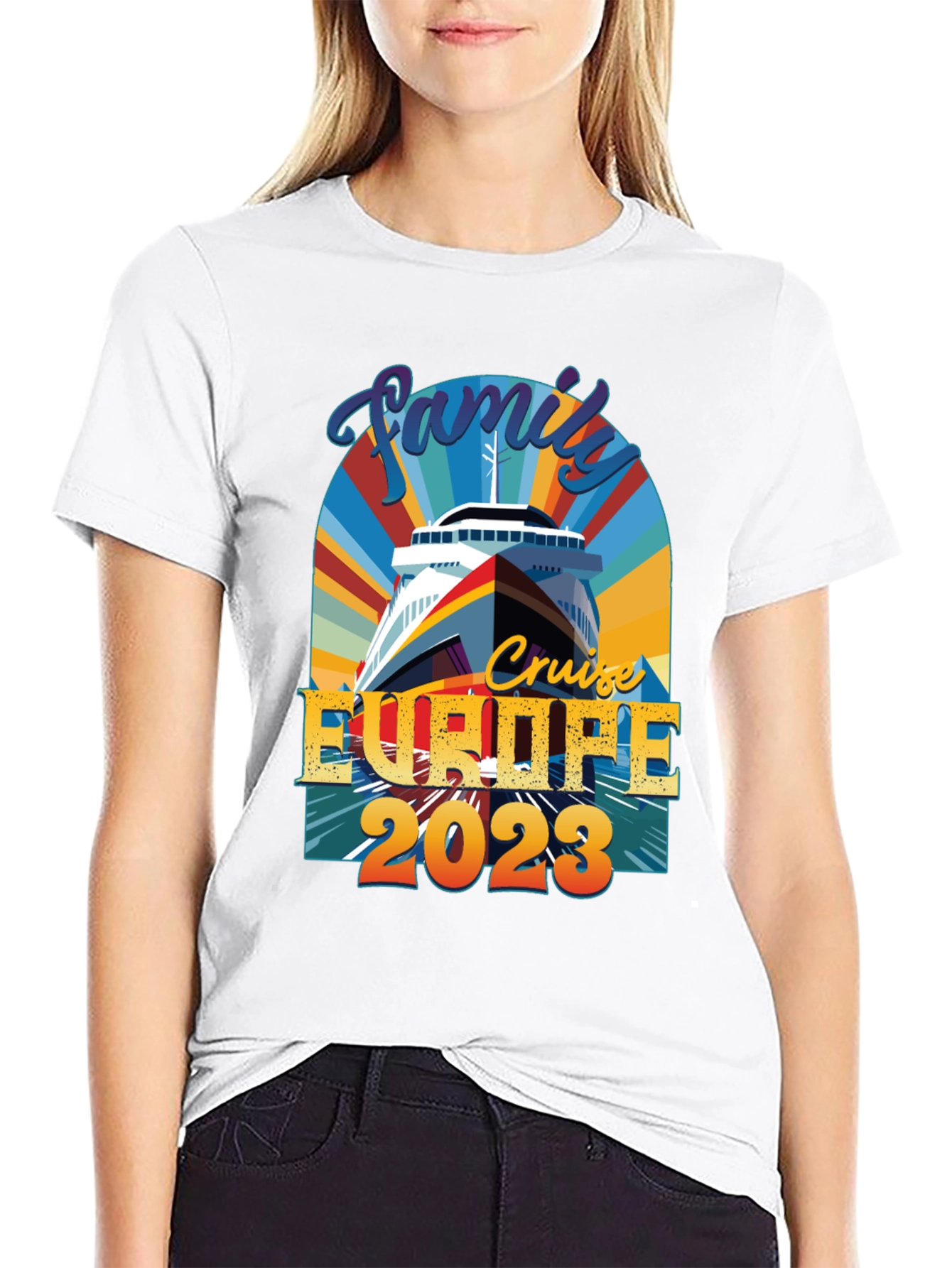 Black Family Cruise Europe 2023 T-Shirt view 9