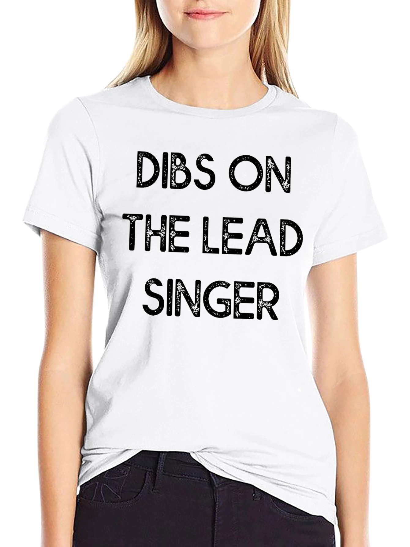 Black Dibs On The Lead Singer Graphic Tee view 9