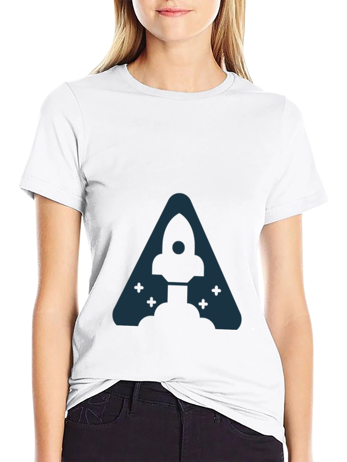 Black Rocket Gamer T-Shirt - Soft Cotton Graphic Tee view 9