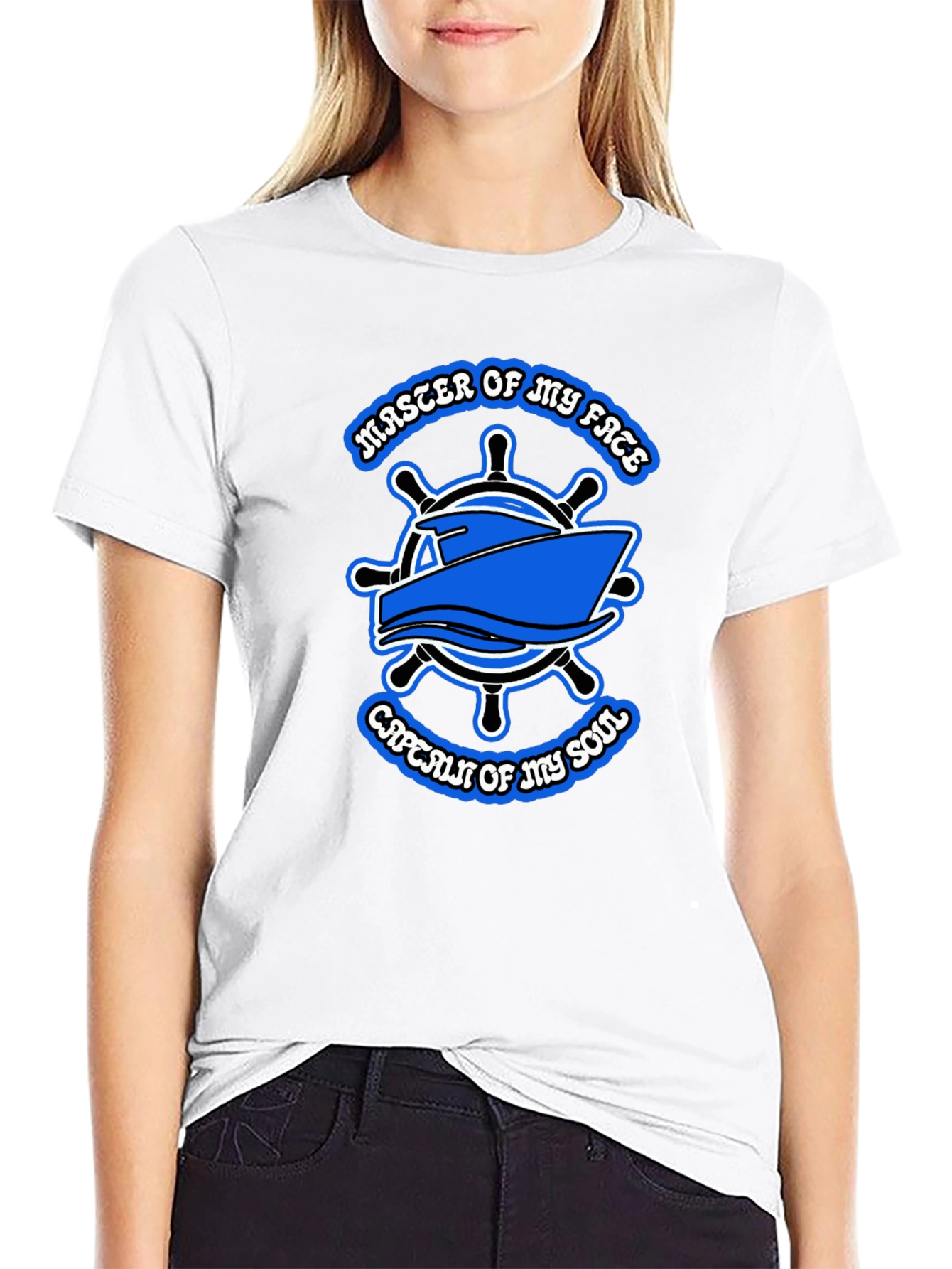 Nautical Theme T-Shirt - Master of My Fate, Captain of My Soul - 9