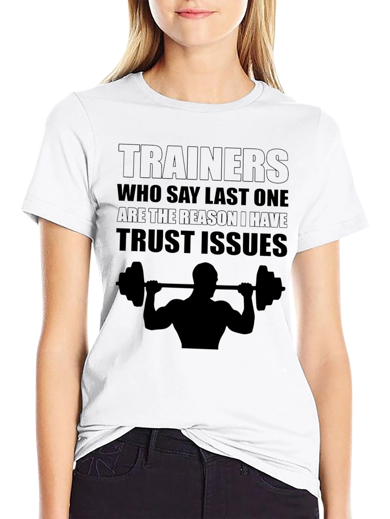 Black Trainers Trust Issues Graphic T-Shirt view 9