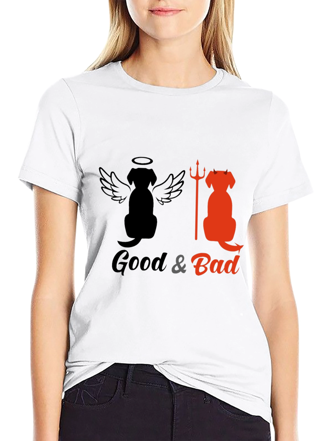 Good & Bad Dog Graphic Tee - 9