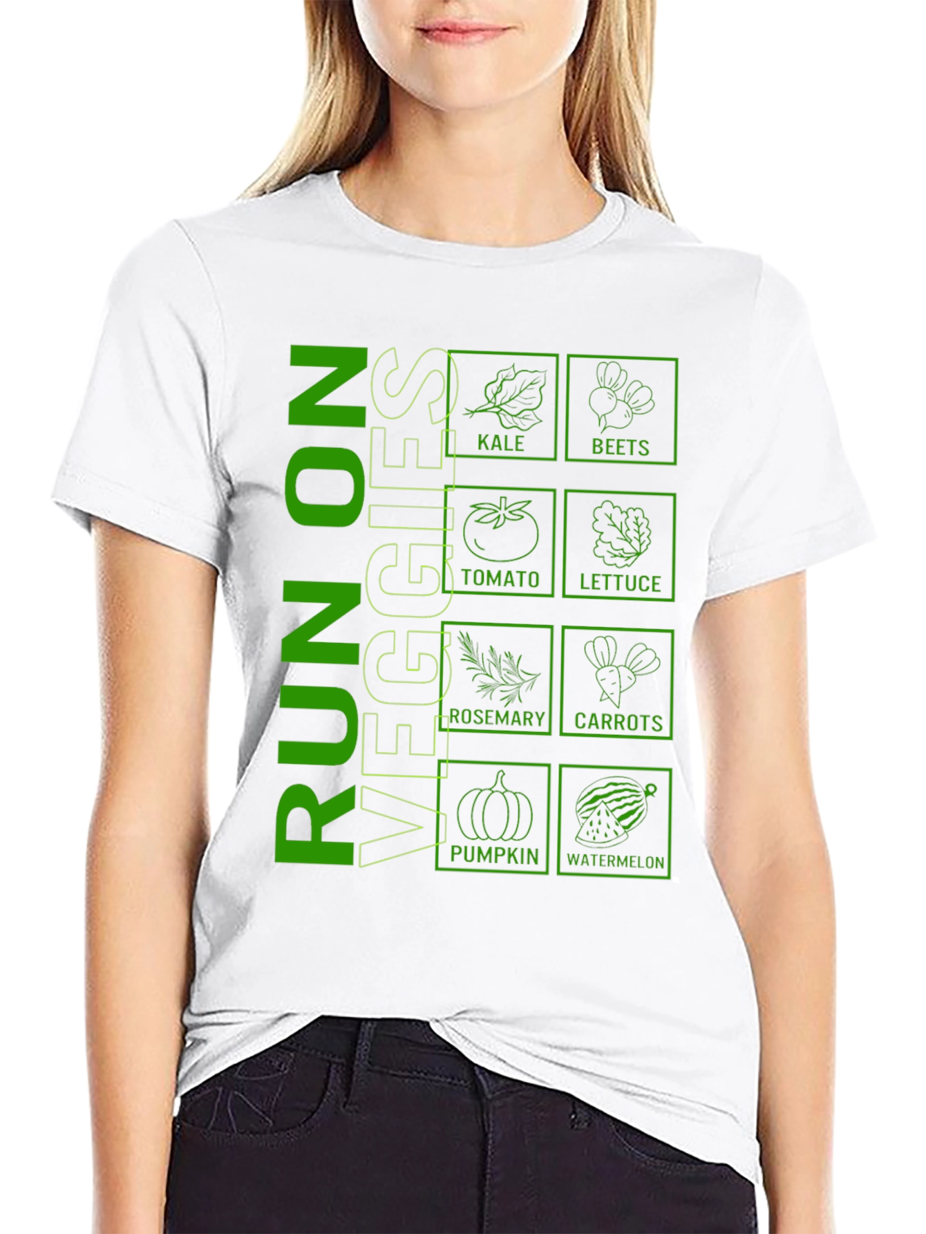 Run On Veggies Graphic T-Shirt - 9
