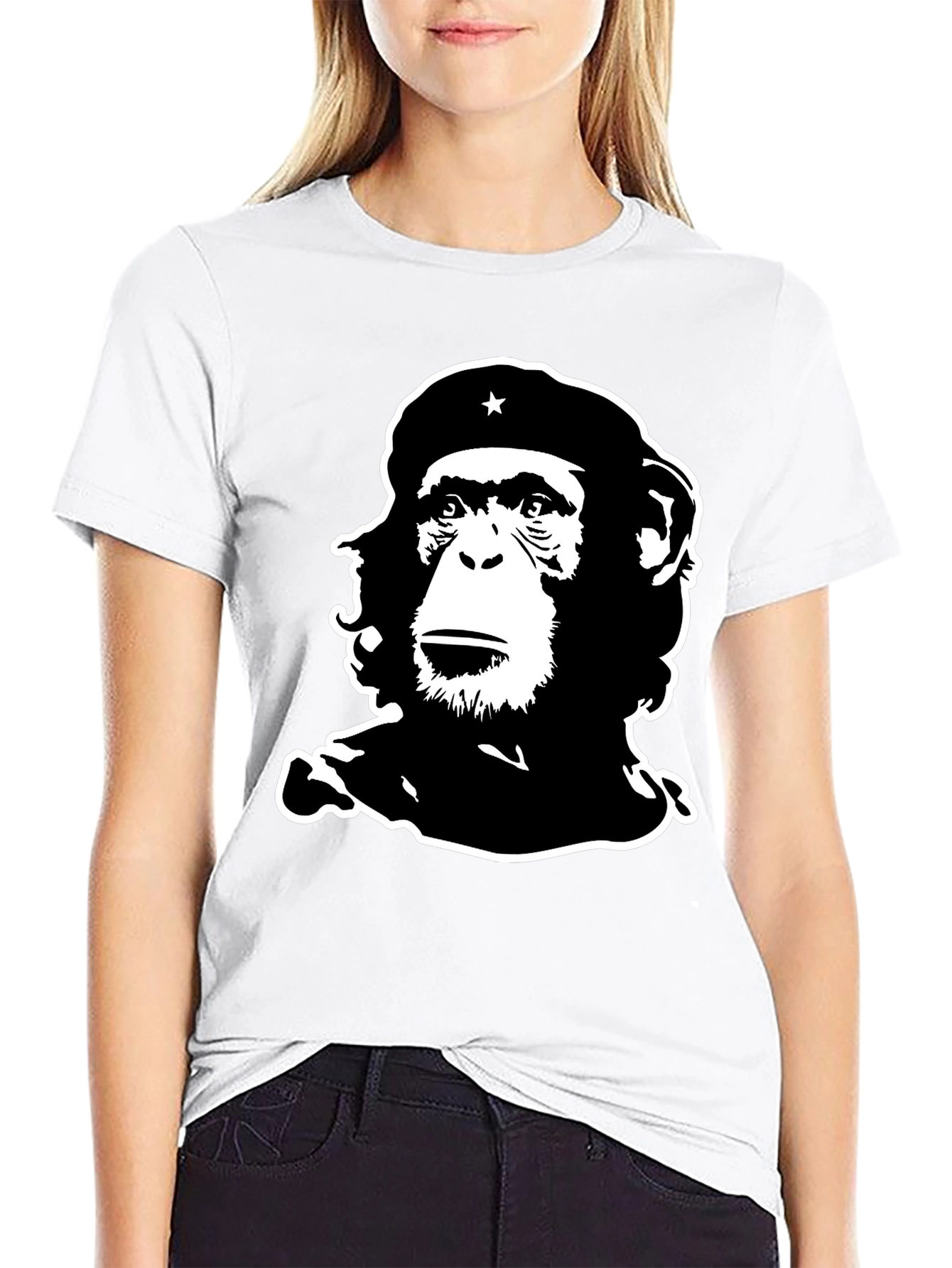 Black Chimp Guevara T-Shirt - Black Graphic Tee view 9