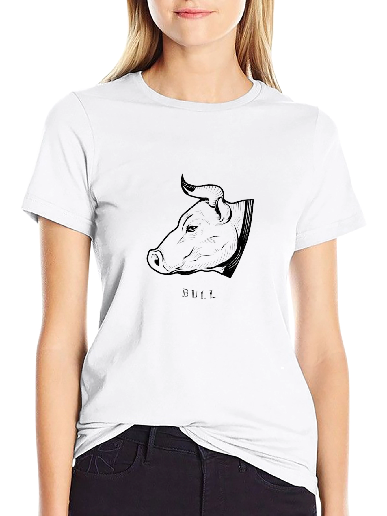 Black Bull Graphic Tee - Stylish Men's Black T-Shirt view 9