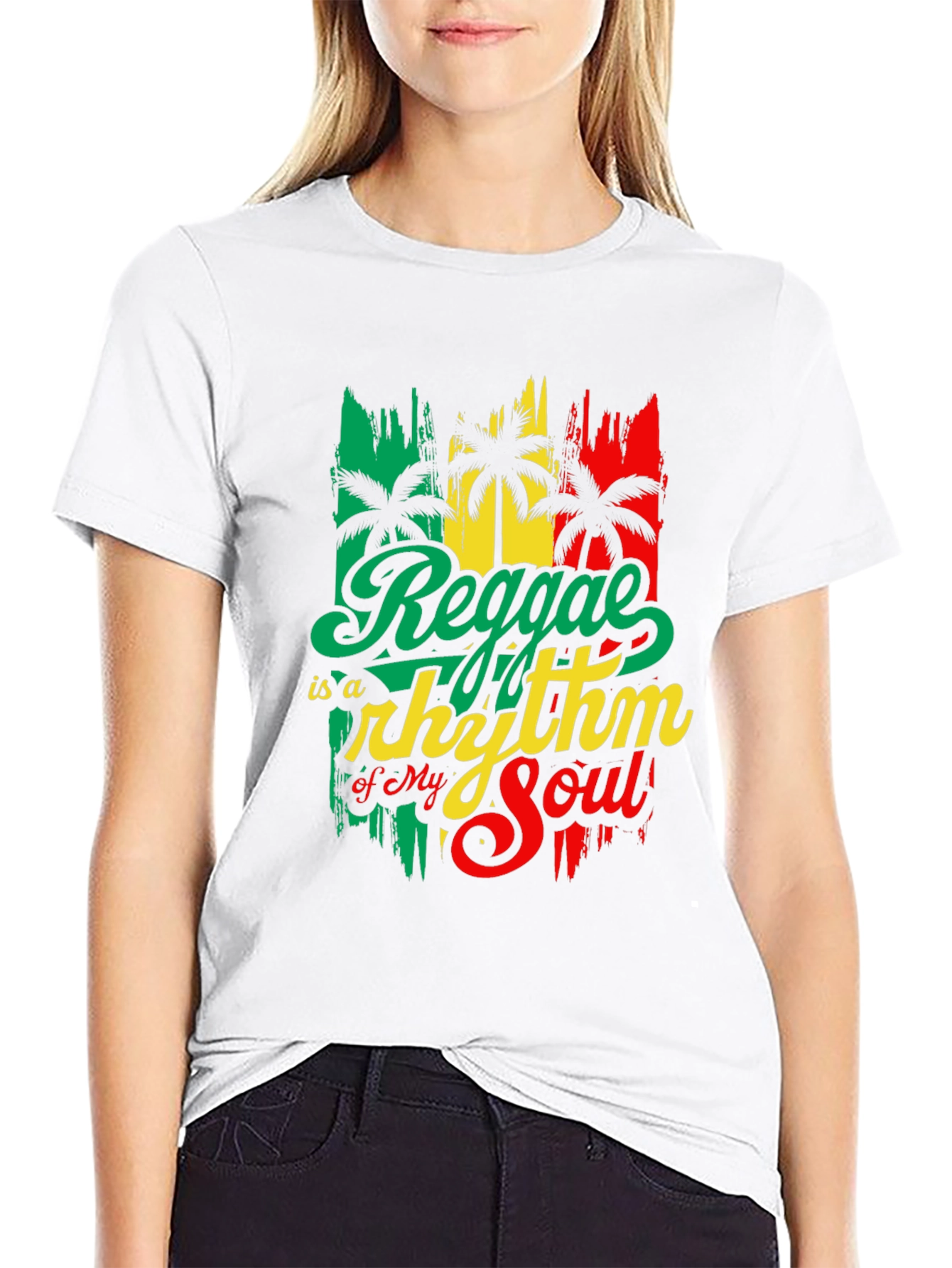Black Reggae Rhythm Soul T-Shirt view 9