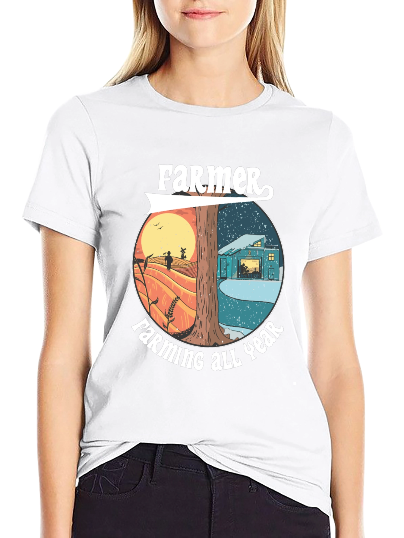 Black Farmer All Year Round Graphic Tee - Cotton Blend view 9