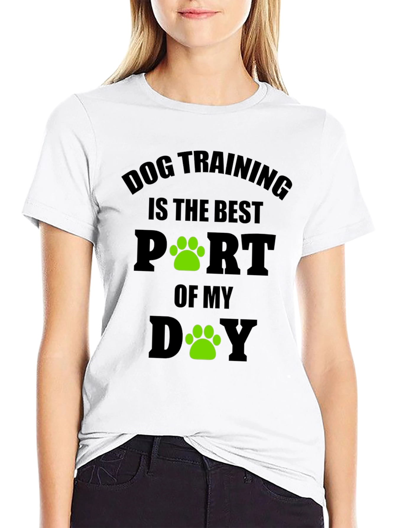 Black Dog Training Best Part of My Day T-Shirt view 9