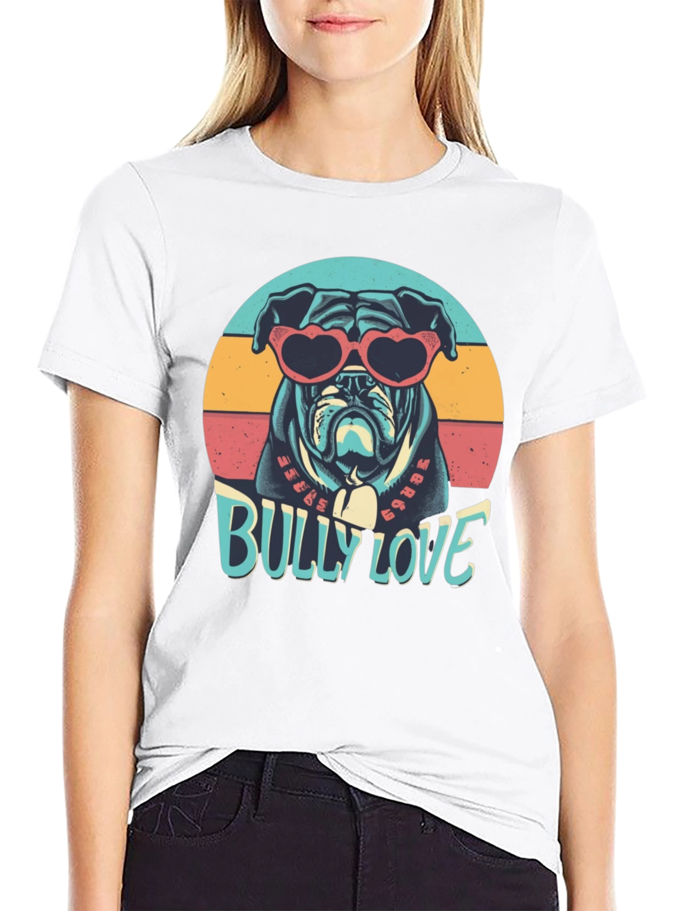 Black Bully Love Graphic Tee view 9