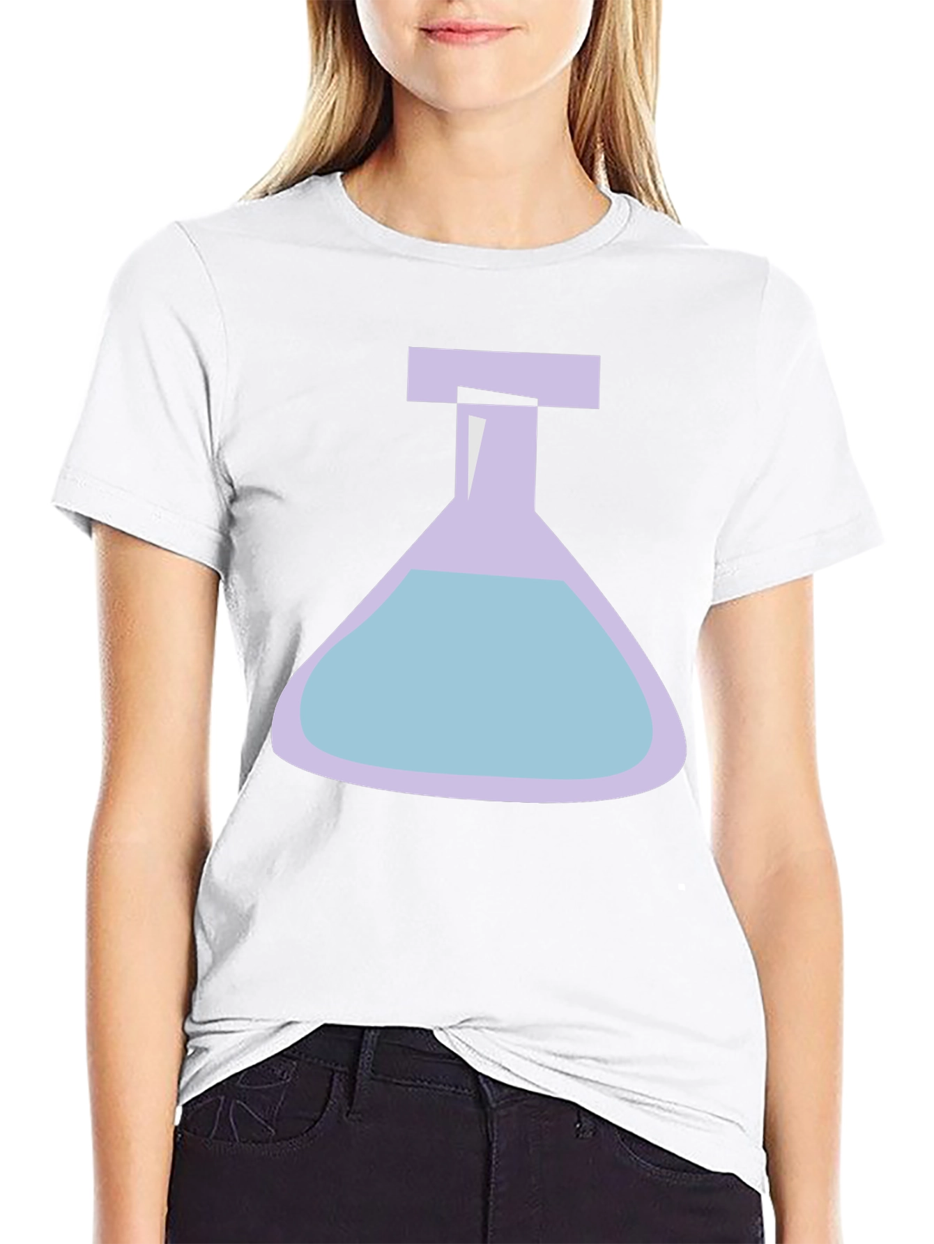 Black Science Flask Graphic T-Shirt view 9
