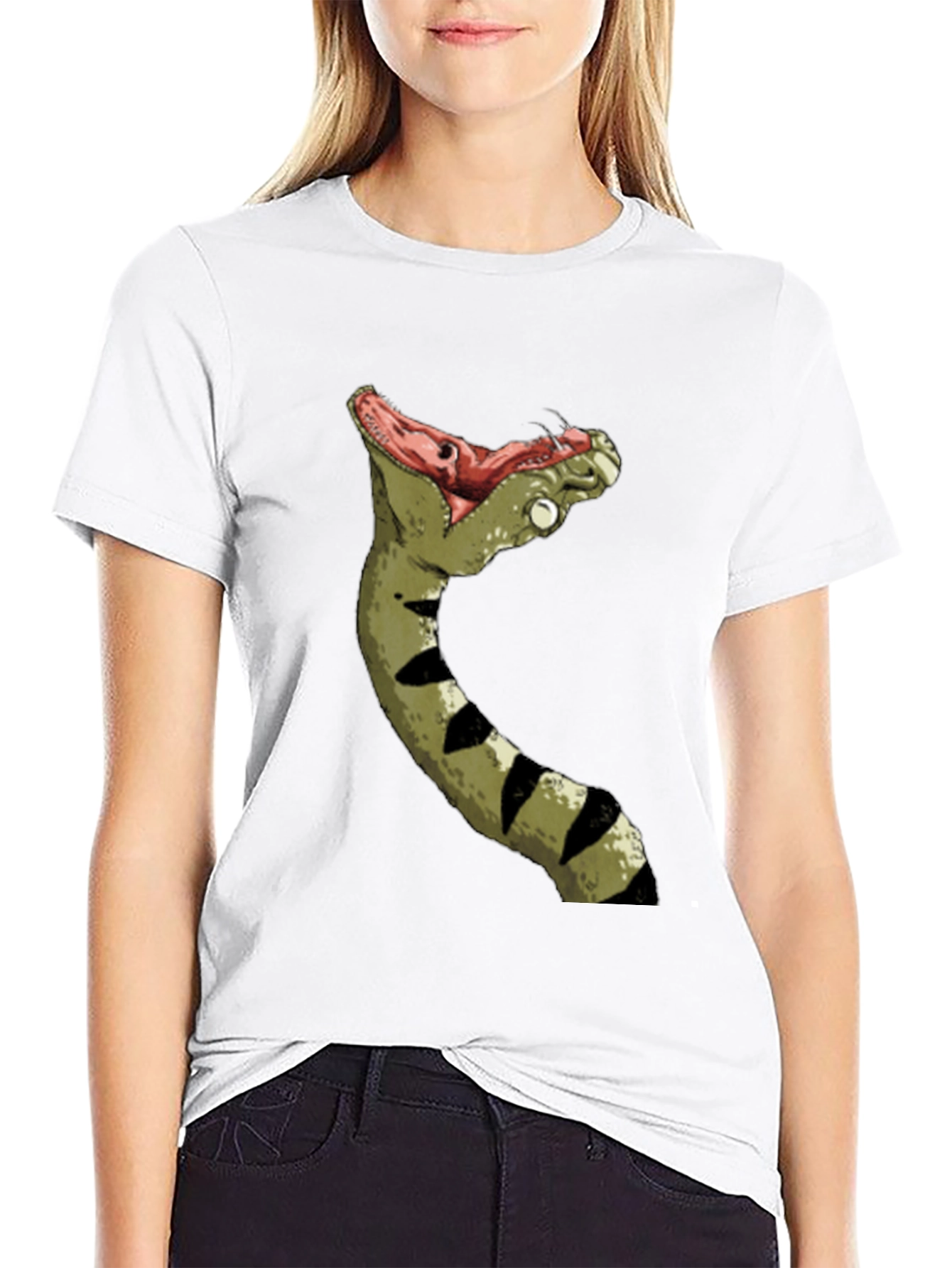 Black Snake Graphic Tee - Bold Statement Shirt view 9