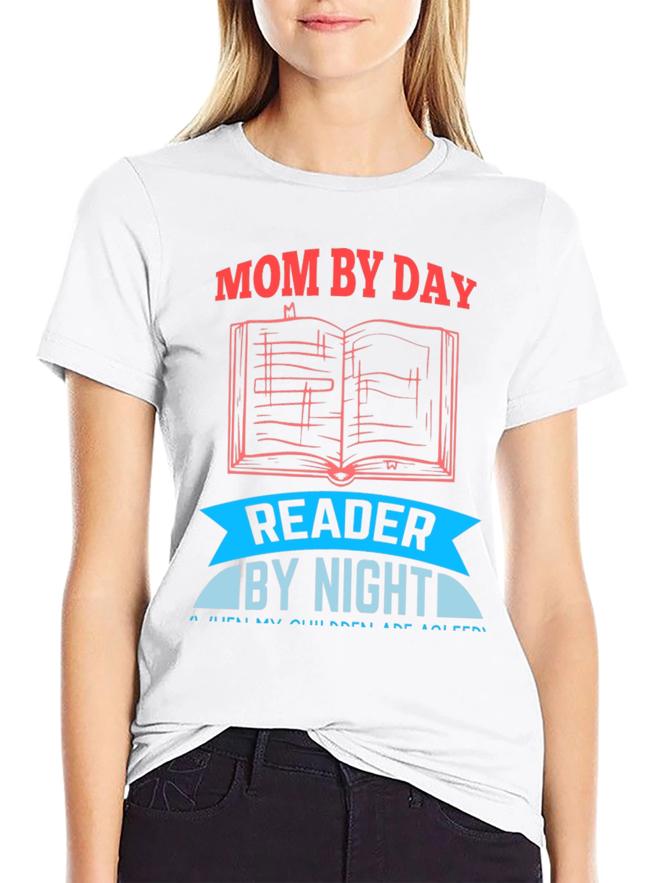 Black Mom By Day Reader By Night T-Shirt view 9