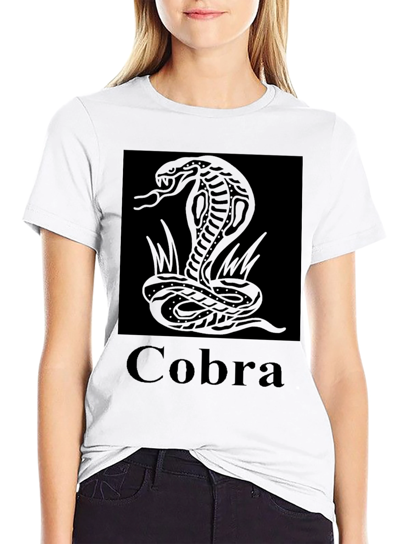 Black Cobra Graphic Tee - Men's Black T-Shirt view 9