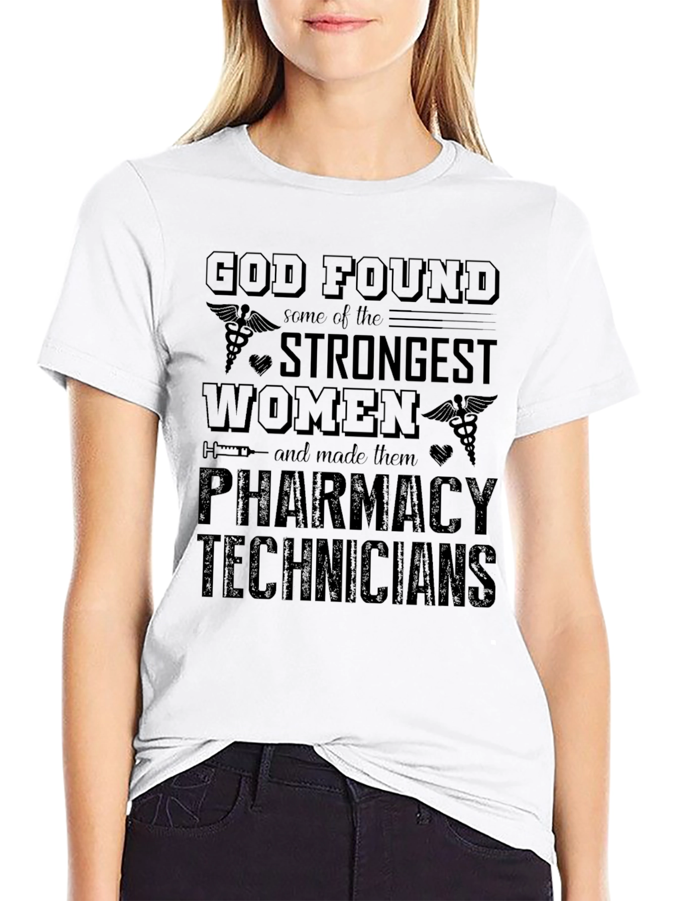 Black Pharmacy Technician Women's T-Shirt view 9