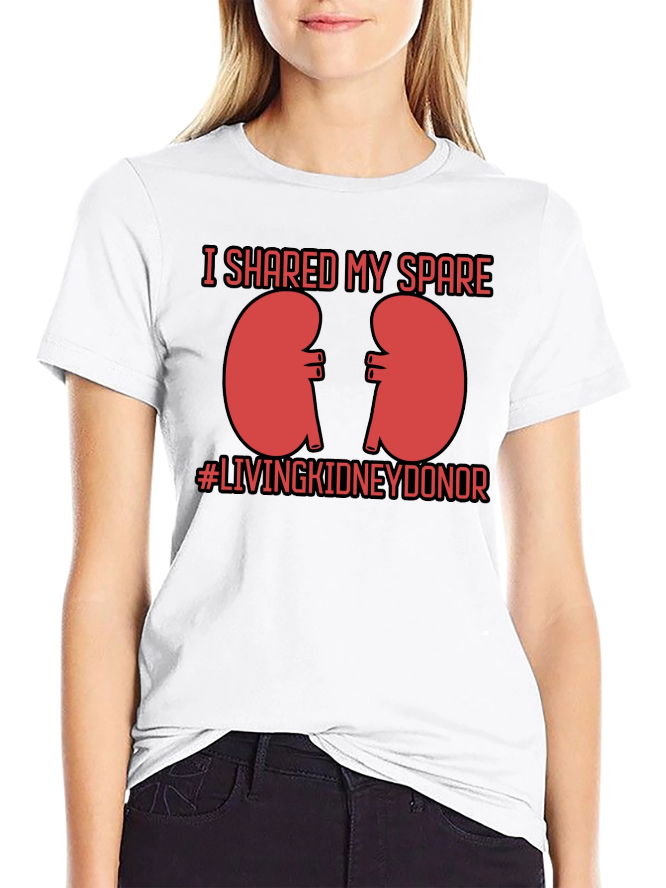 Black Kidney Donor Awareness T-Shirt view 9