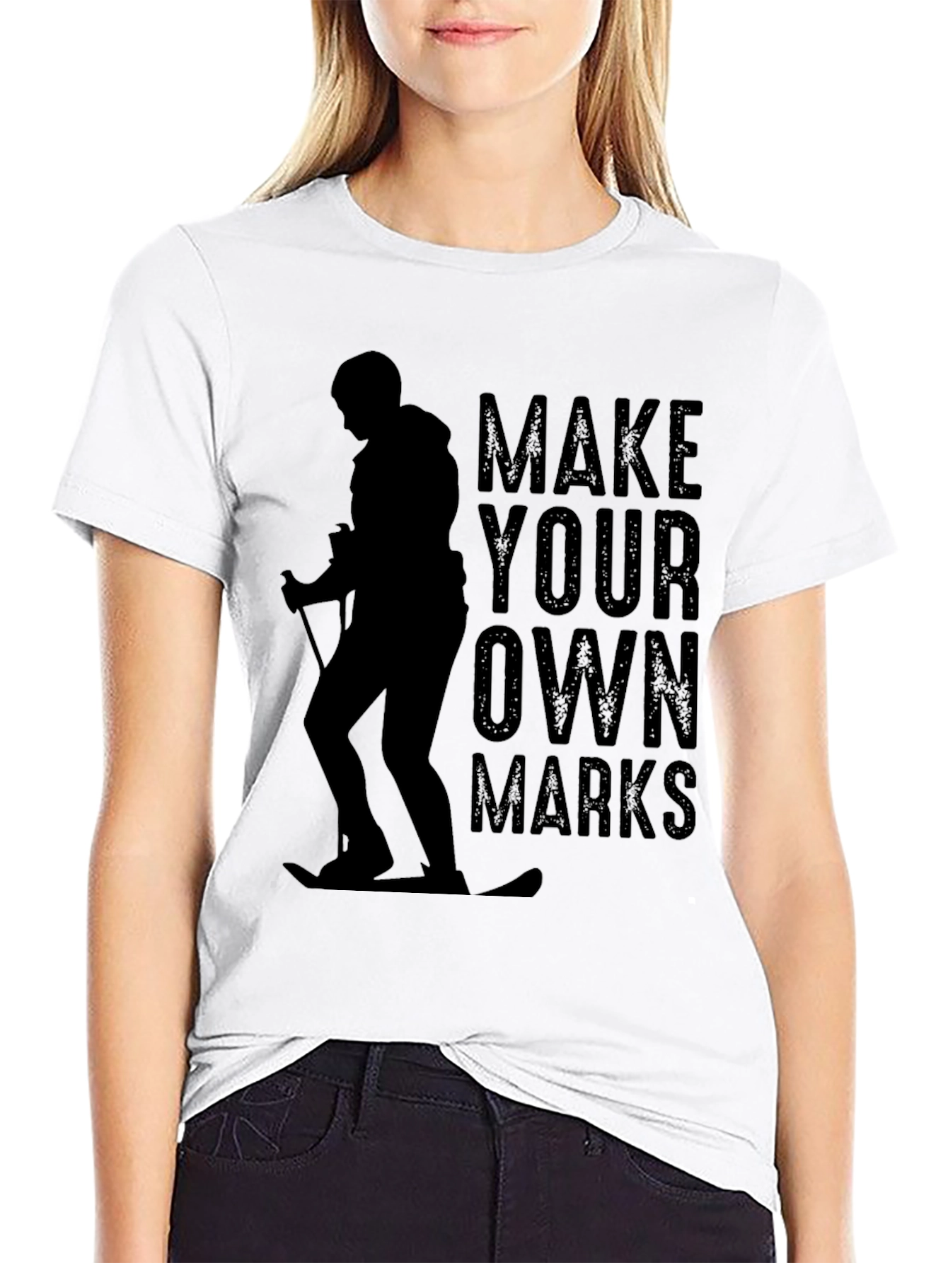 Make Your Own Marks Skier Graphic Tee - 9