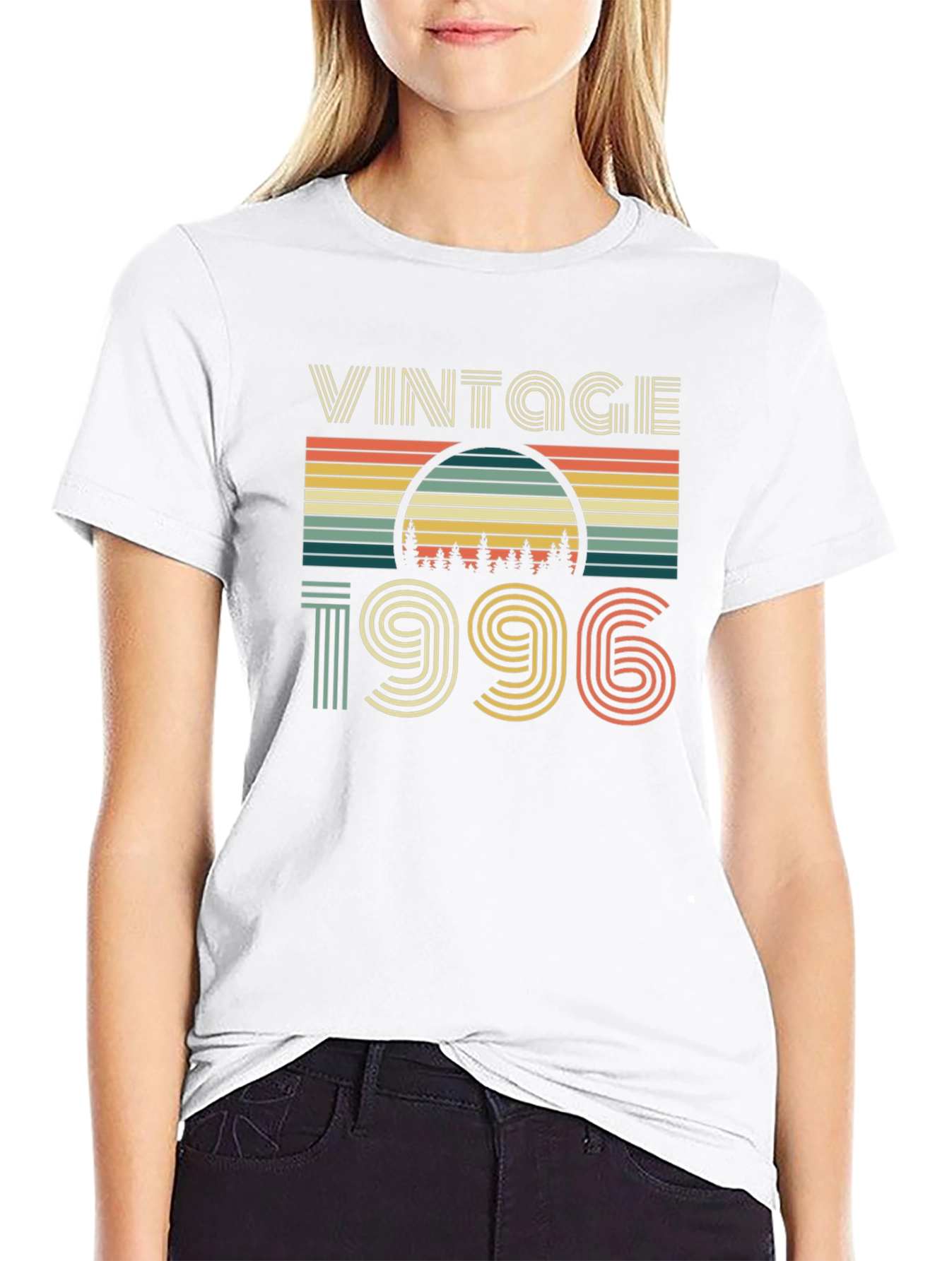 Black Vintage 1996 Graphic Tee view 9