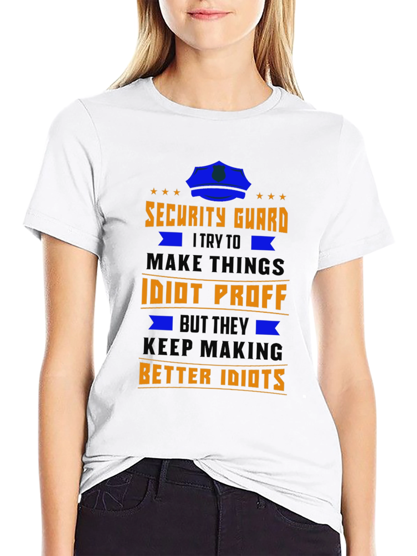 Security Guard Idiot Proof Funny T-Shirt - 9