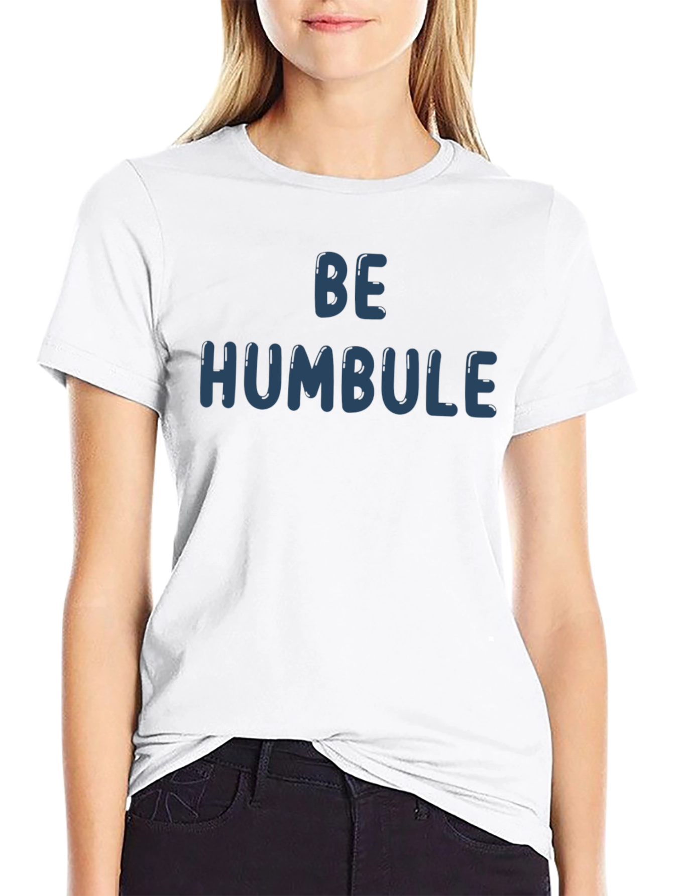Black Be Humbule - Men's Graphic T-Shirt view 9