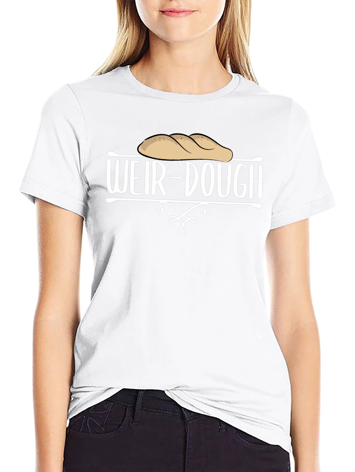 Black Weir-Dough Funny T-Shirt view 9