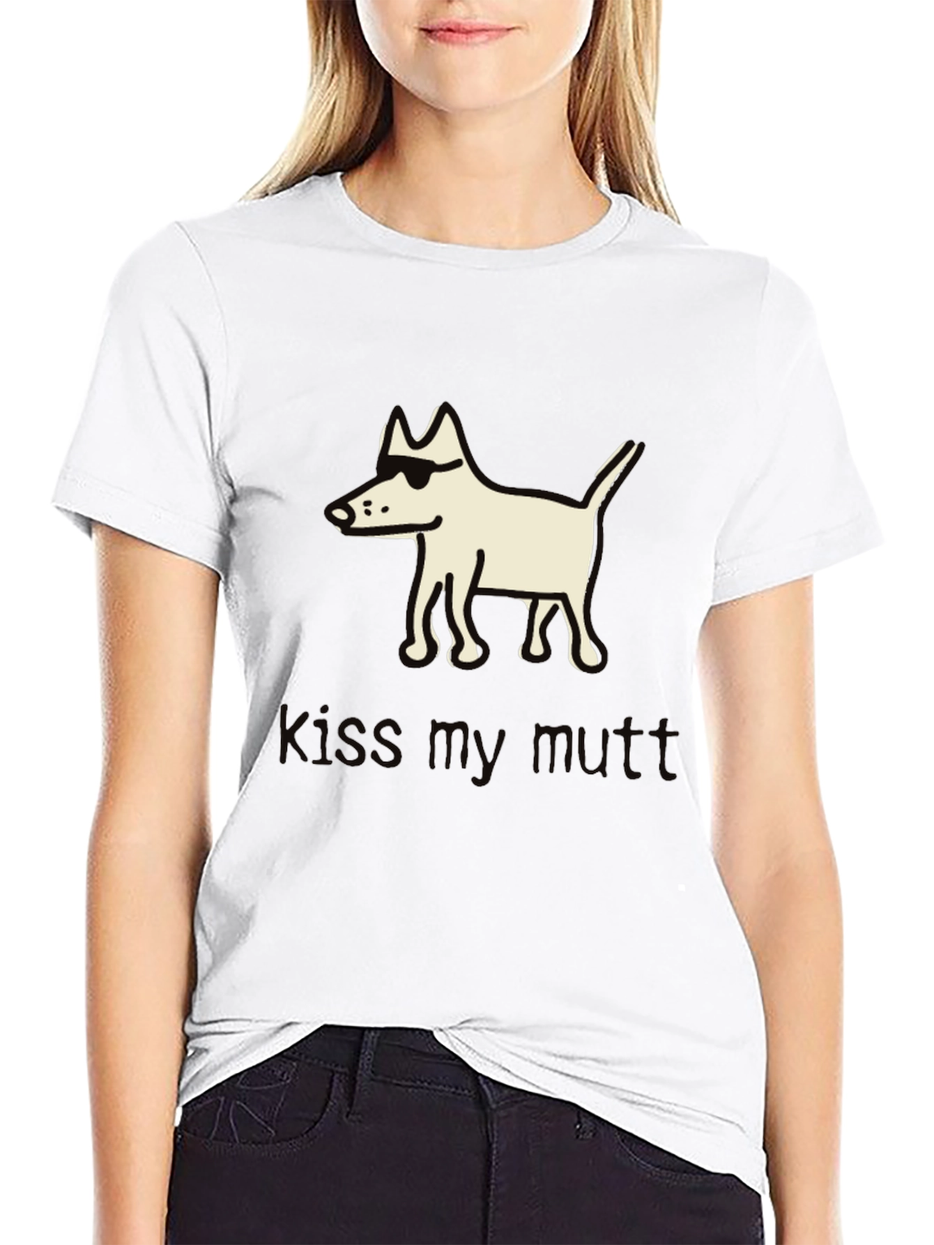 Black Cool Mutt T-Shirt - Black view 9