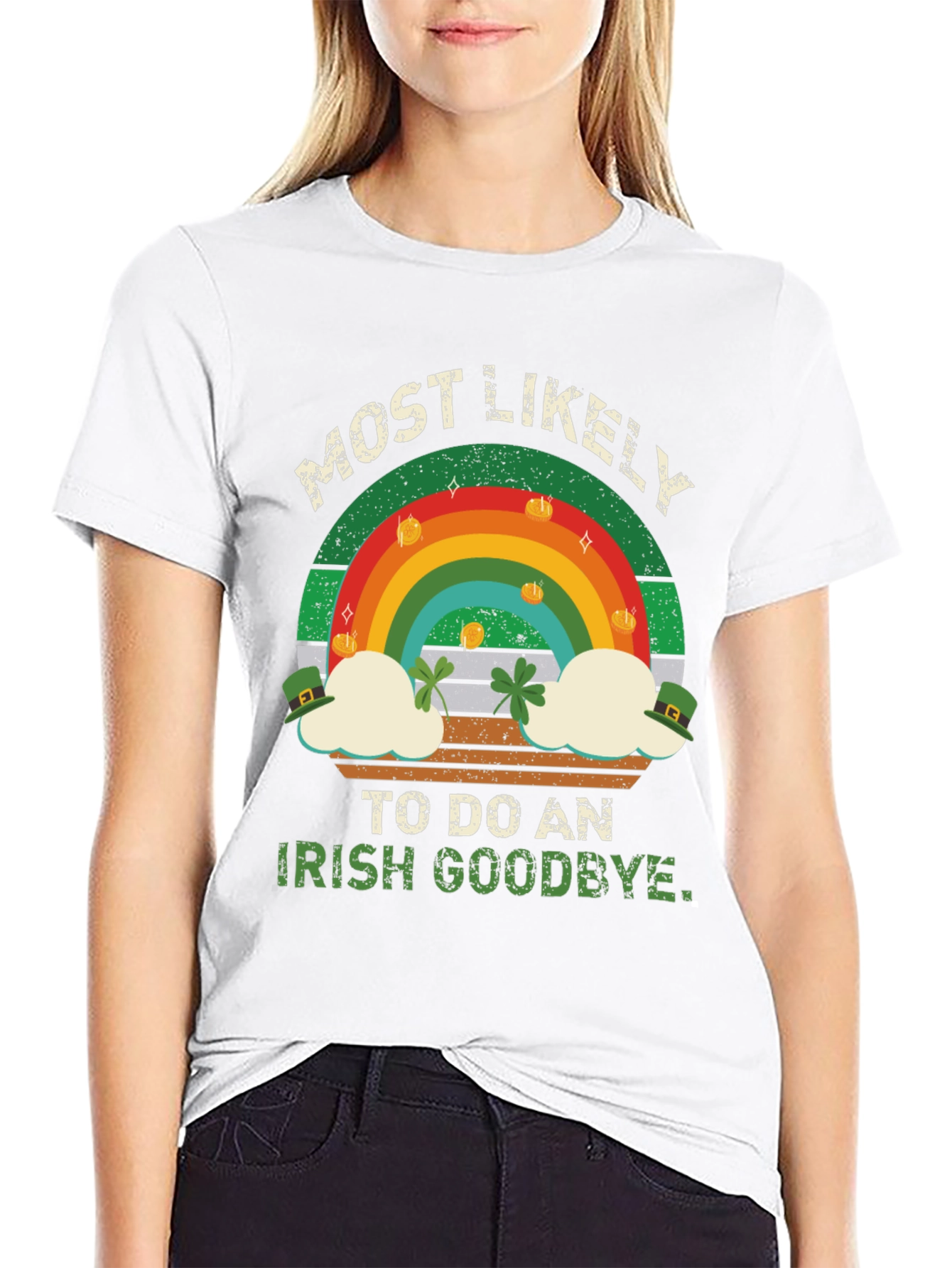Black Irish Goodbye St. Patrick's Day Graphic Tee view 9