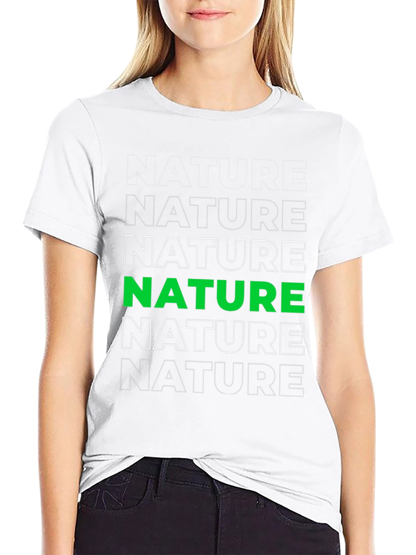 Black Nature Graphic Tee - Eco-Friendly Fashion view 9