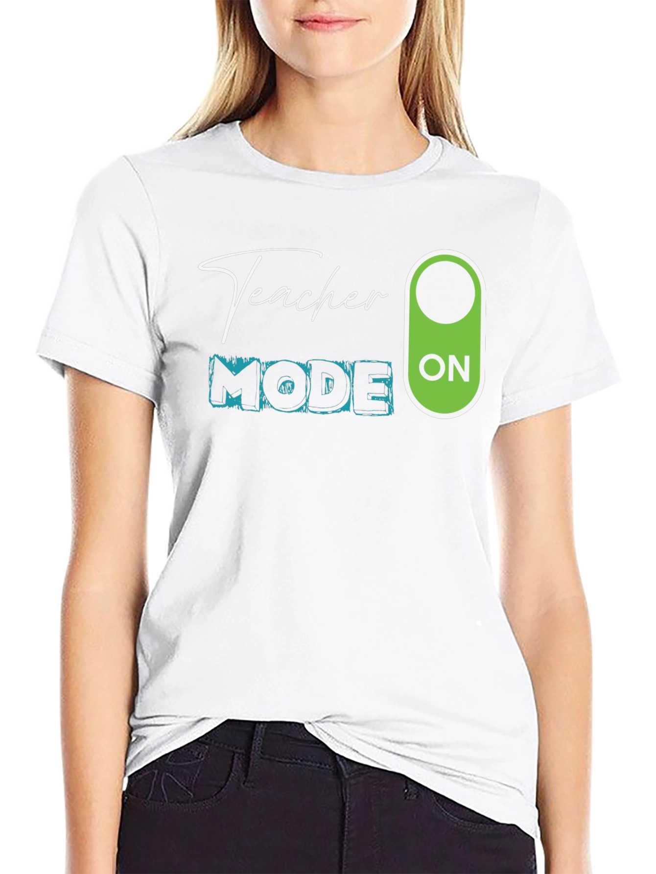 Black Teacher Mode On T-Shirt view 9