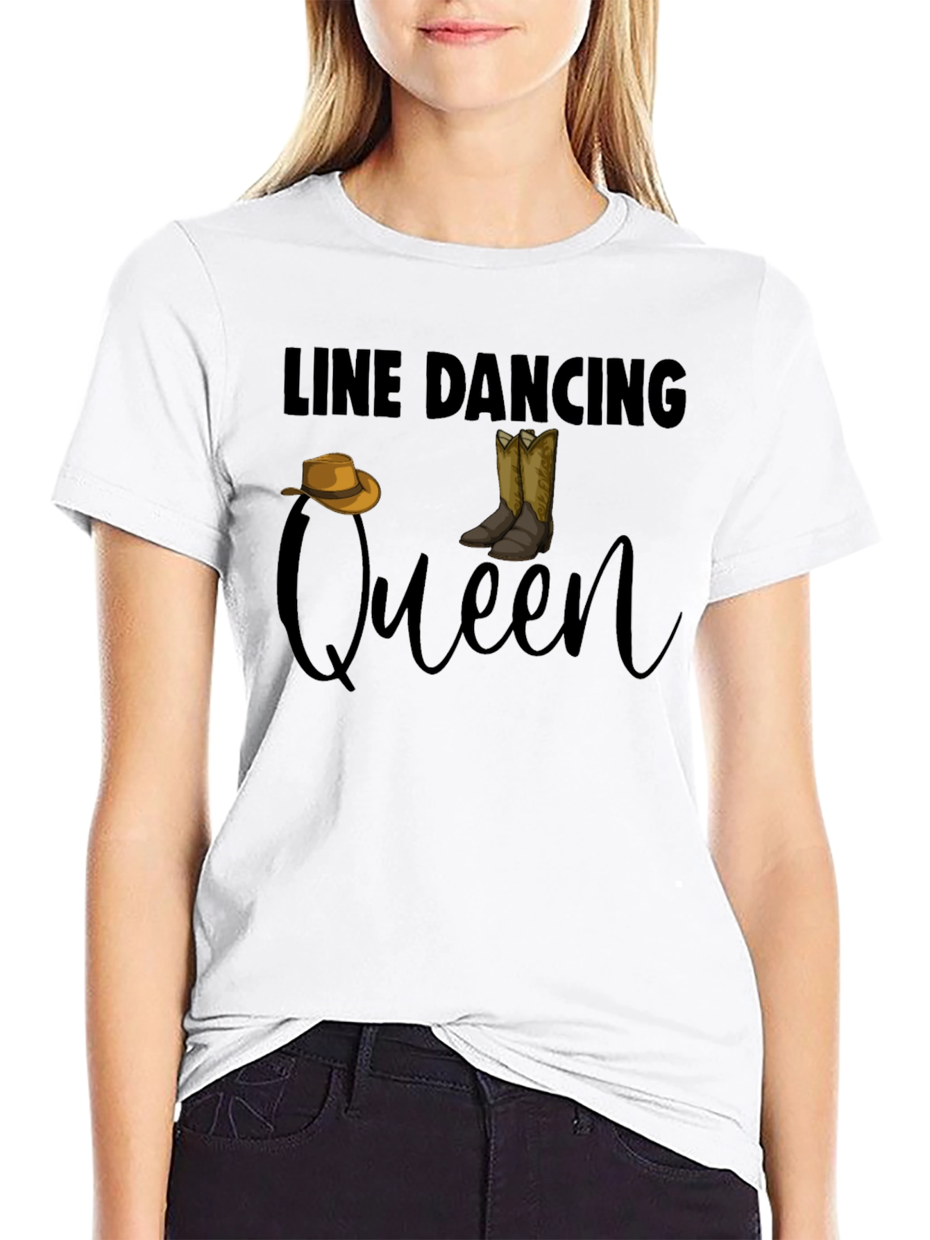 Black Line Dancing Queen T-Shirt view 9