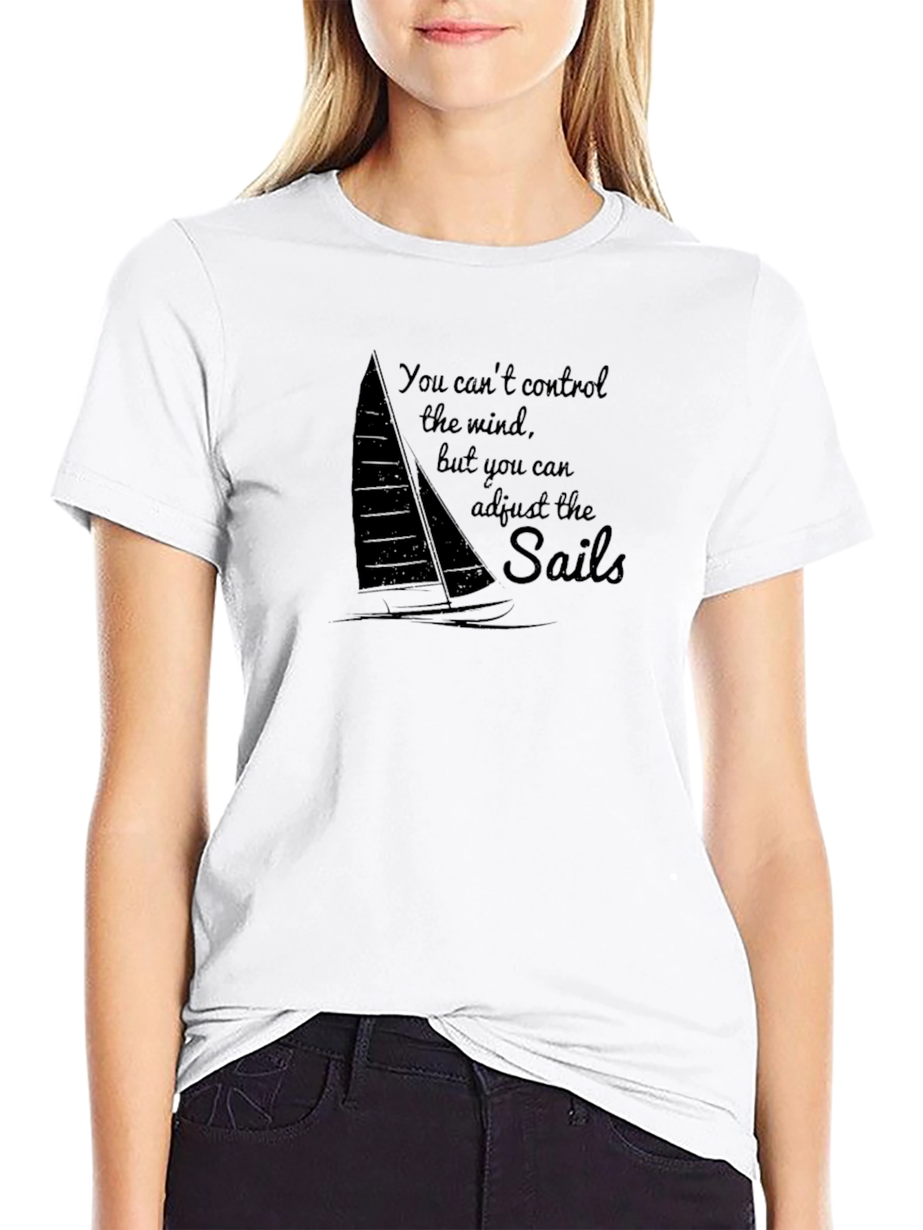 Black Mind Sails T-Shirt - Inspirational Sailing Tee view 9