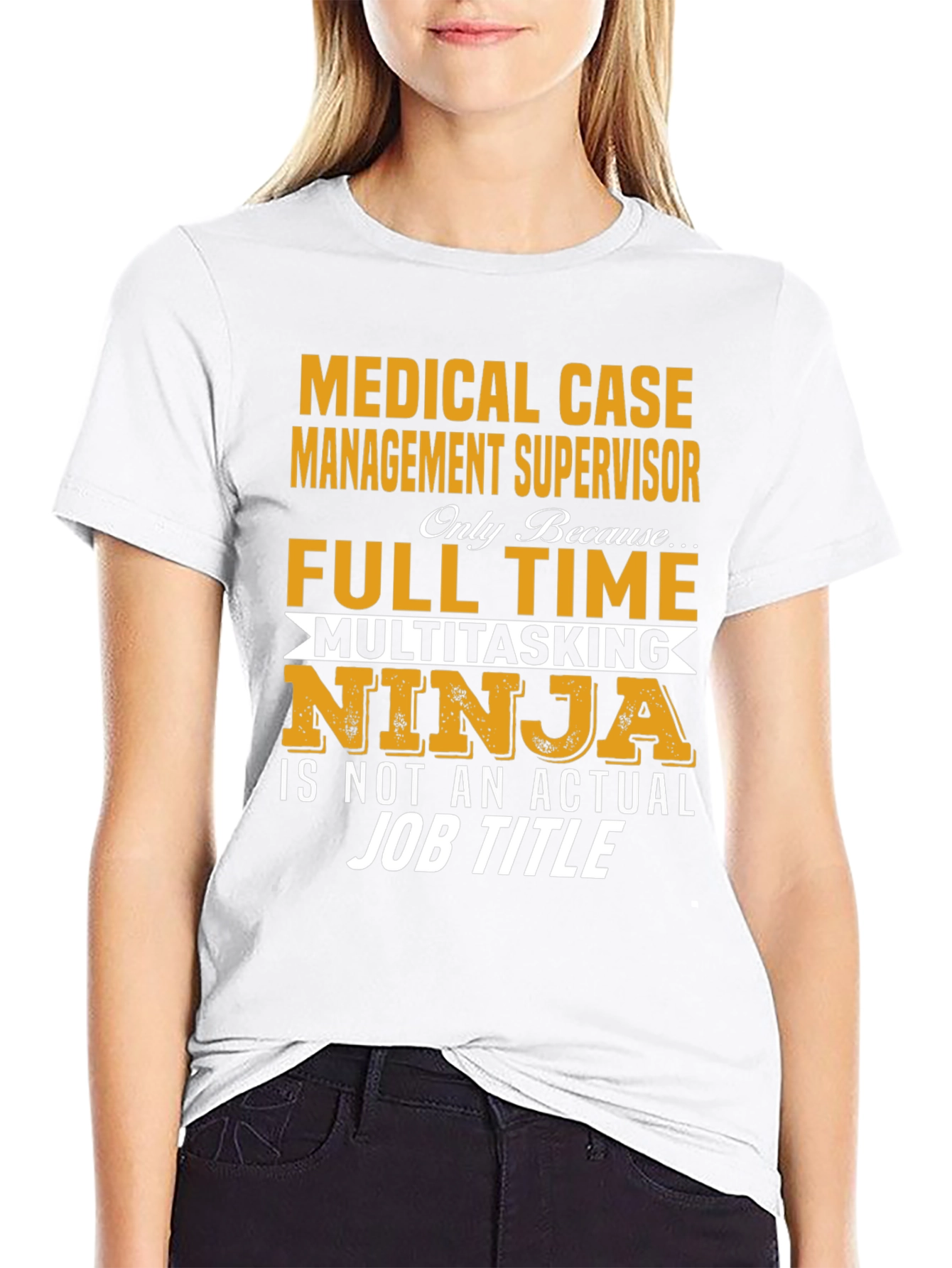 Black Medical Case Management Supervisor T-Shirt view 9